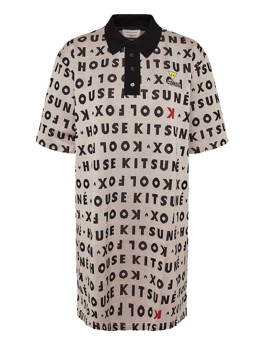 Maison Kitsune - POLO DRESS - konfirmatsioon - white - 0
