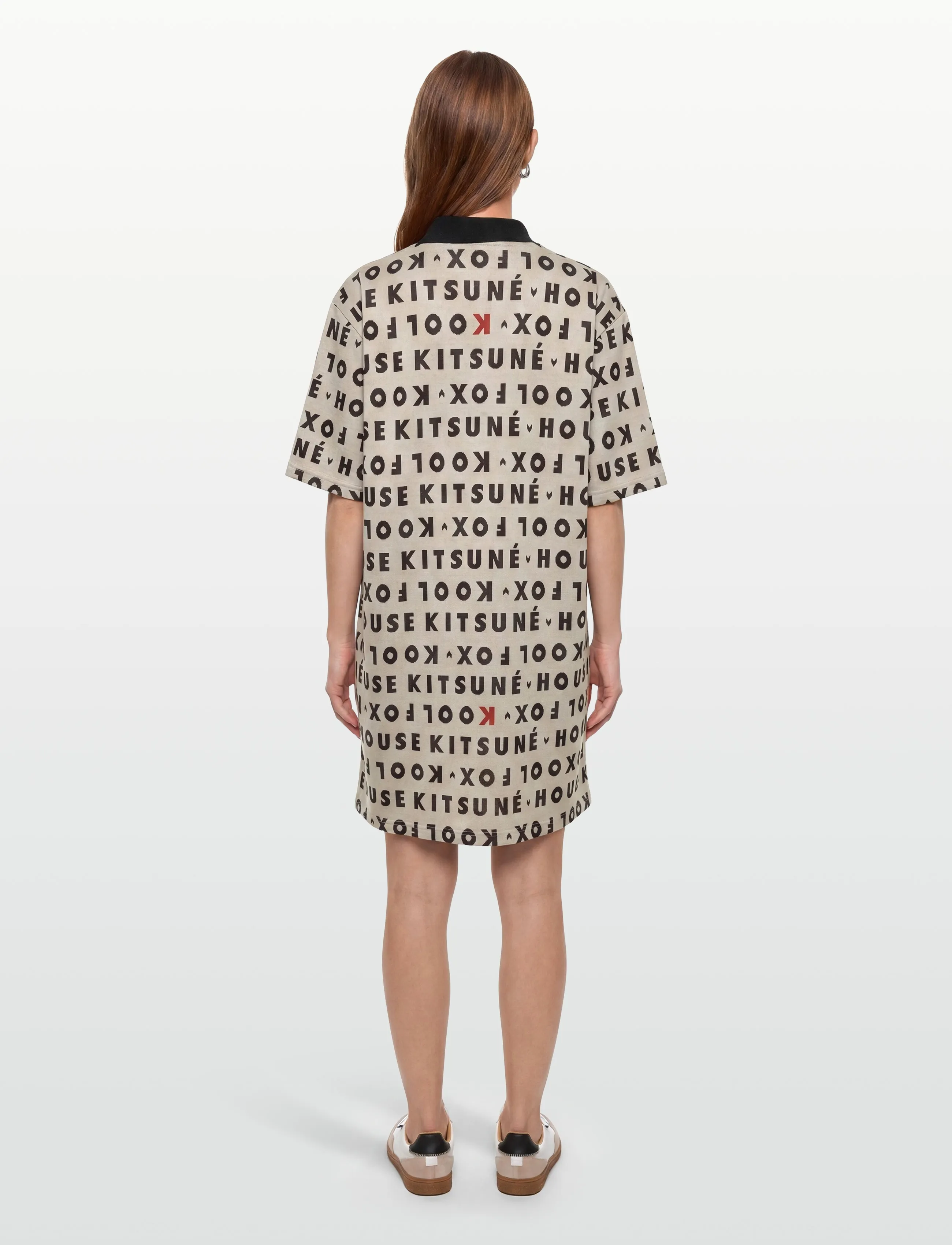 Maison Kitsune - POLO DRESS - konfirmation - white - 4