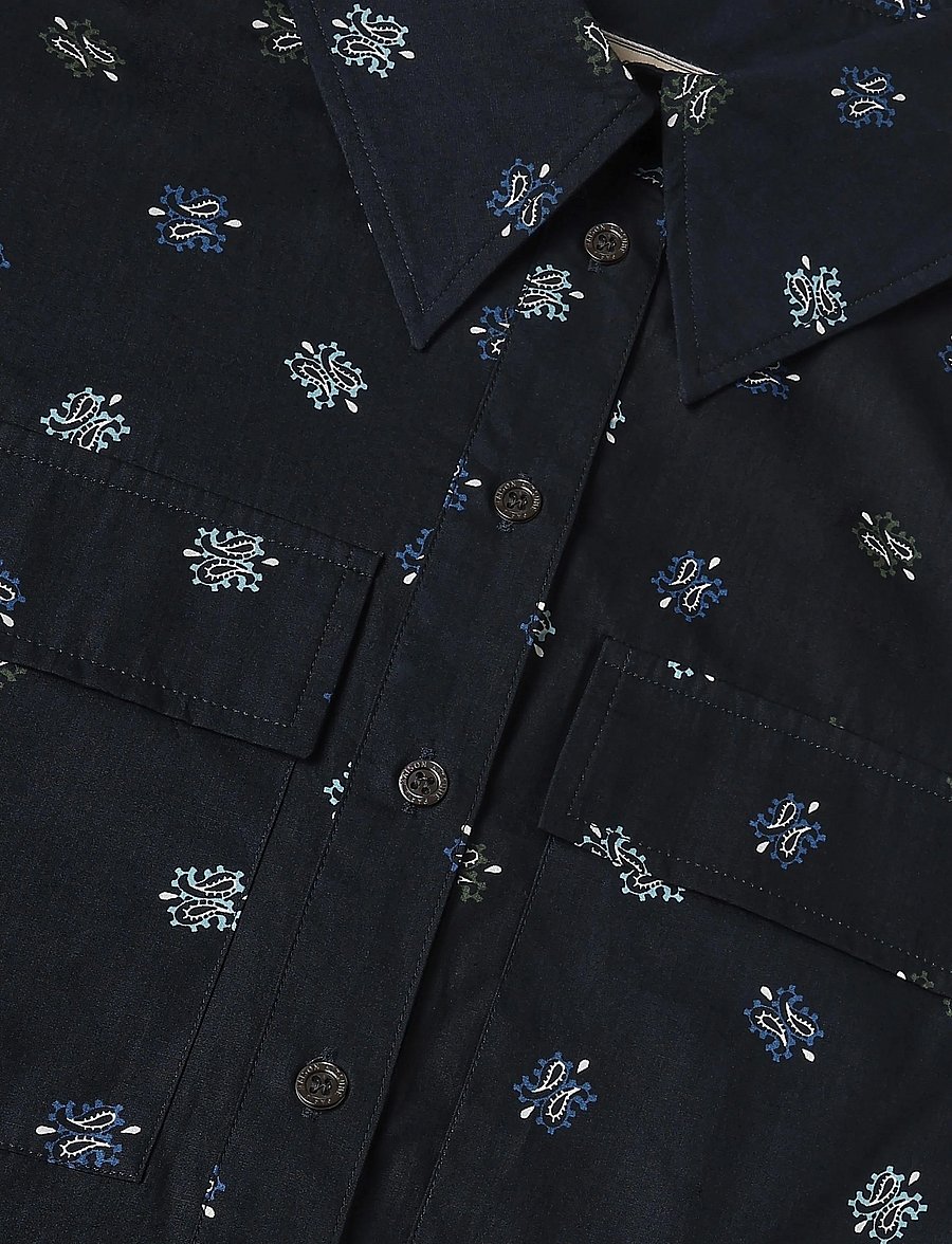 Maison Kitsune - FITTED SHIRT DRESS - hemdkleider - black - 2
