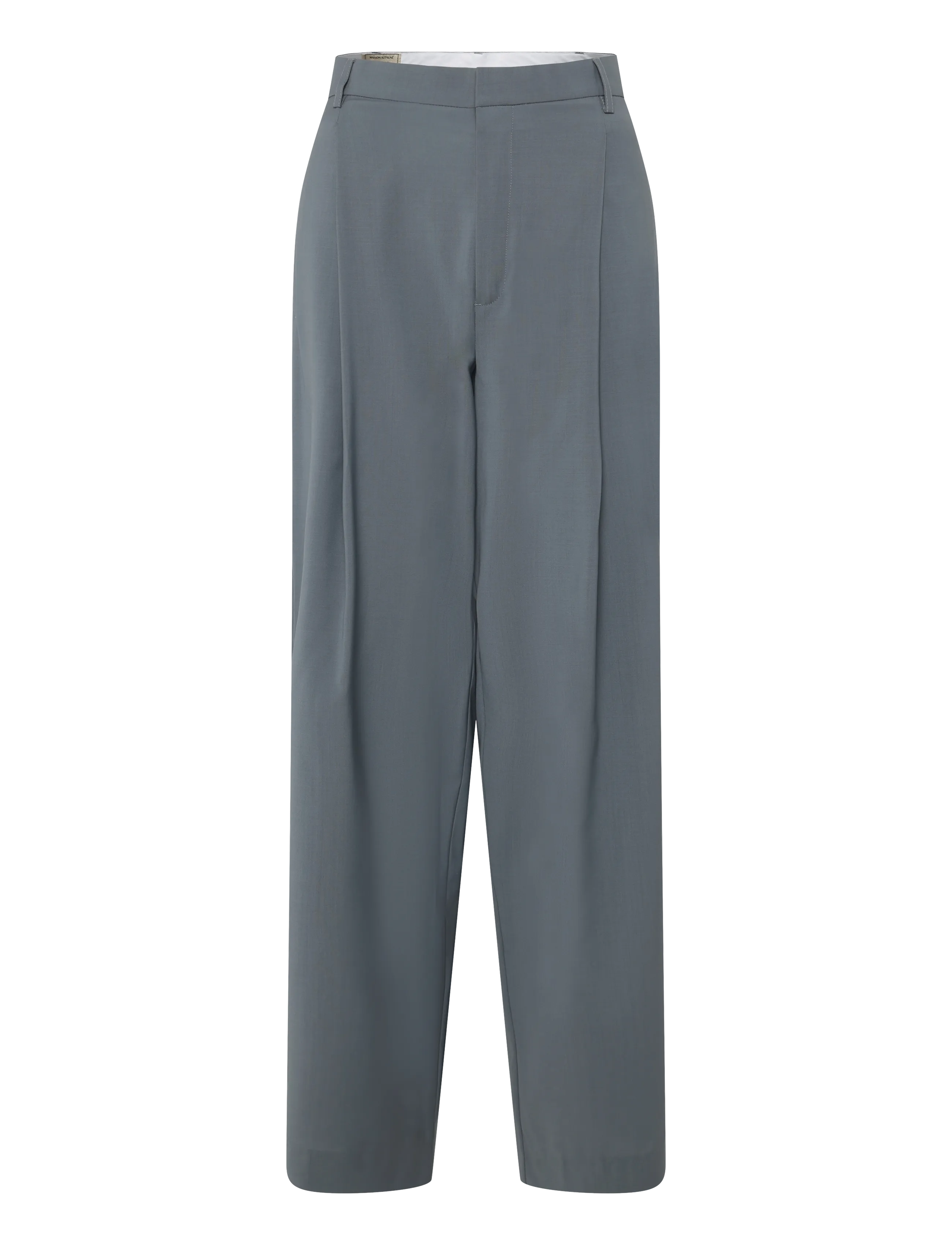Maison Kitsune - SINGLE-PLEATED PANTS - pidulikud püksid - grey - 1