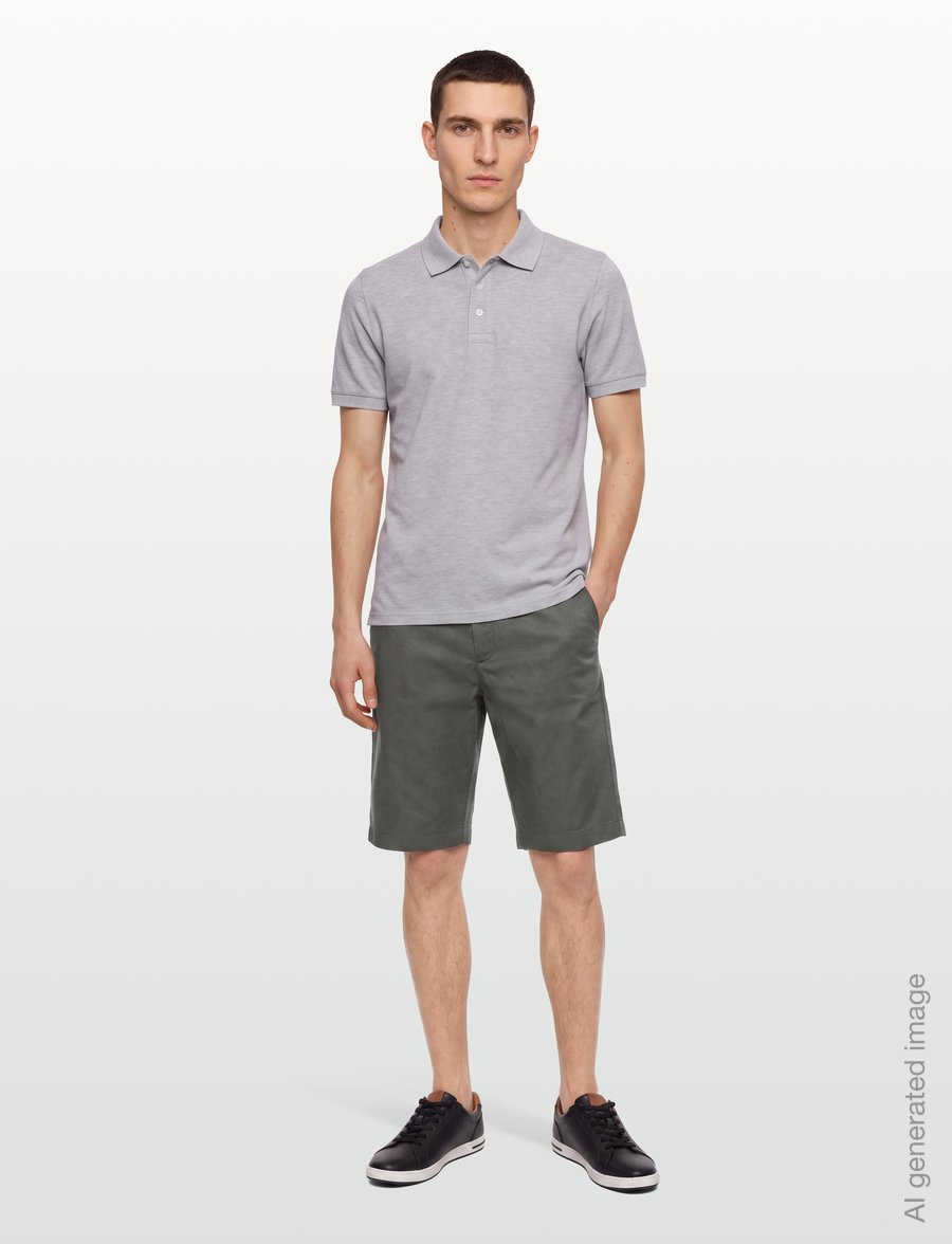 Maison Kitsune - STRAIGHT BERMUDA - chinos shorts - khaki - 0