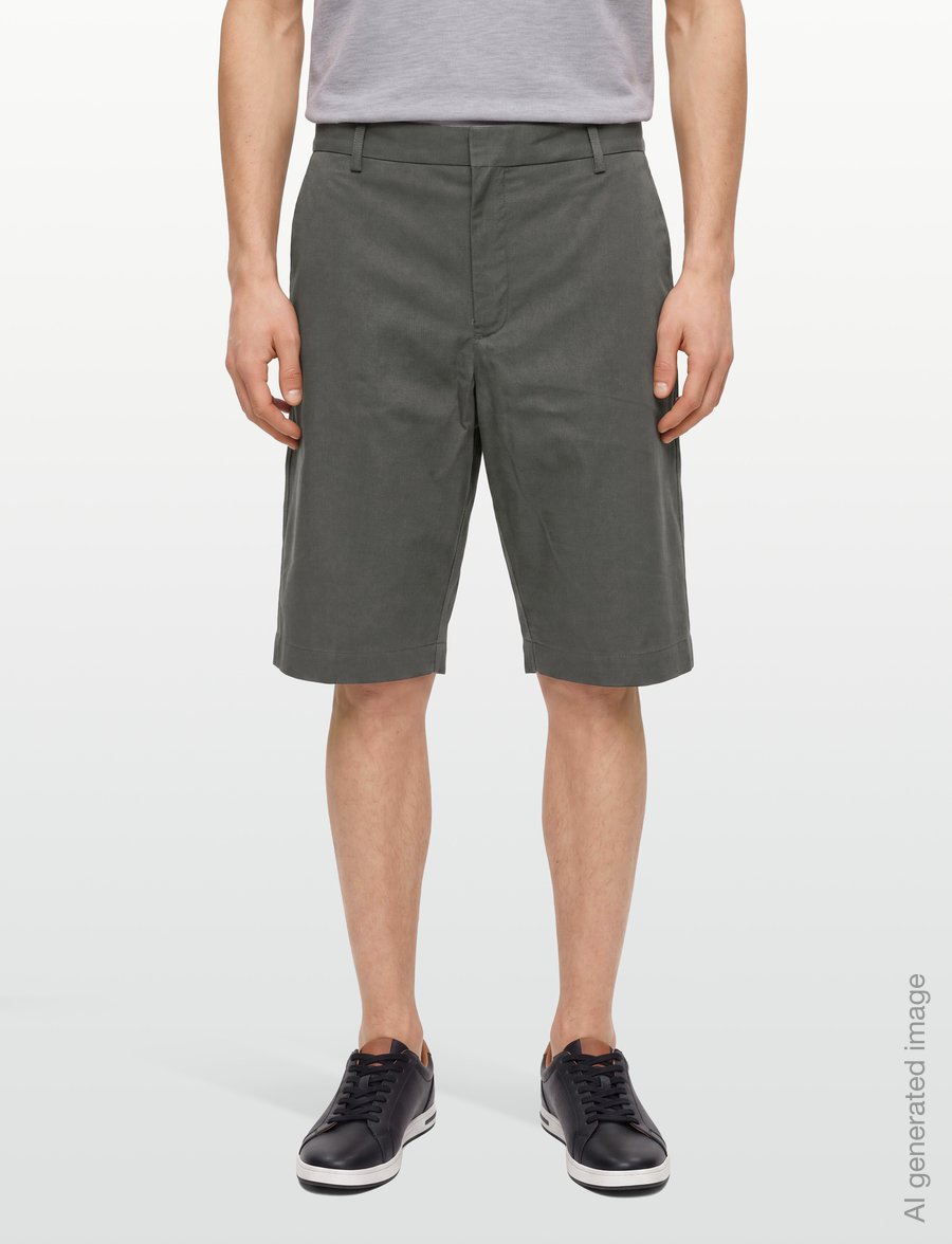 Maison Kitsune - STRAIGHT BERMUDA - chinos shorts - khaki - 3