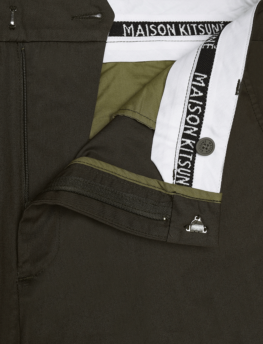 Maison Kitsune - STRAIGHT BERMUDA - chinos shorts - khaki - 3