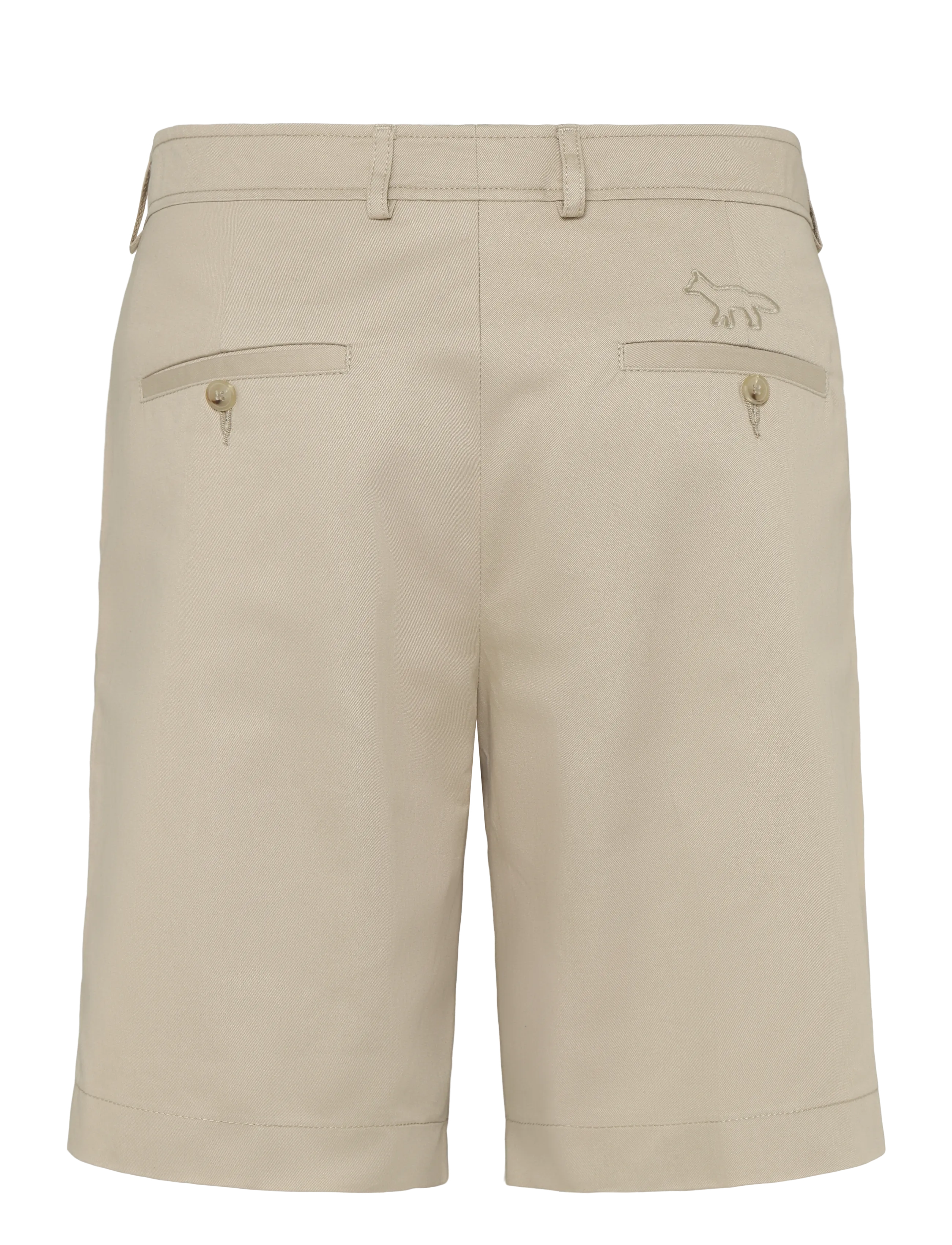 Maison Kitsune - TAILORED SHORTS - beige - 1