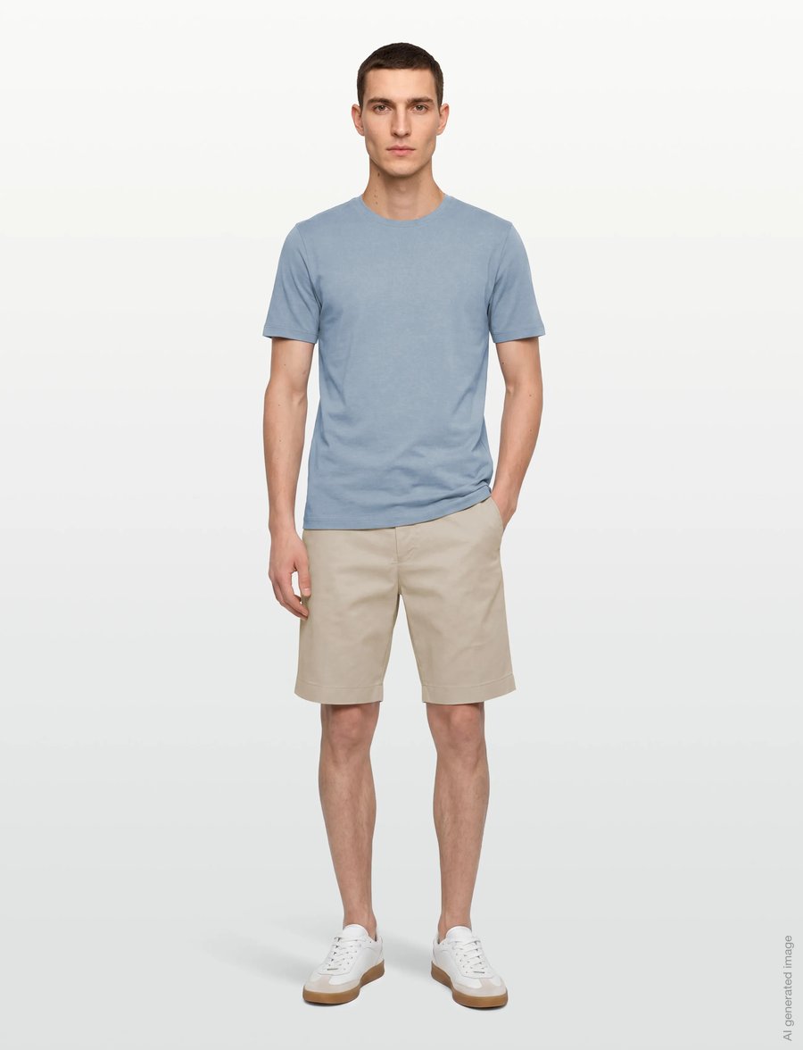 Maison Kitsune - TAILORED SHORTS - lühikesed chino-püksid - beige - 0
