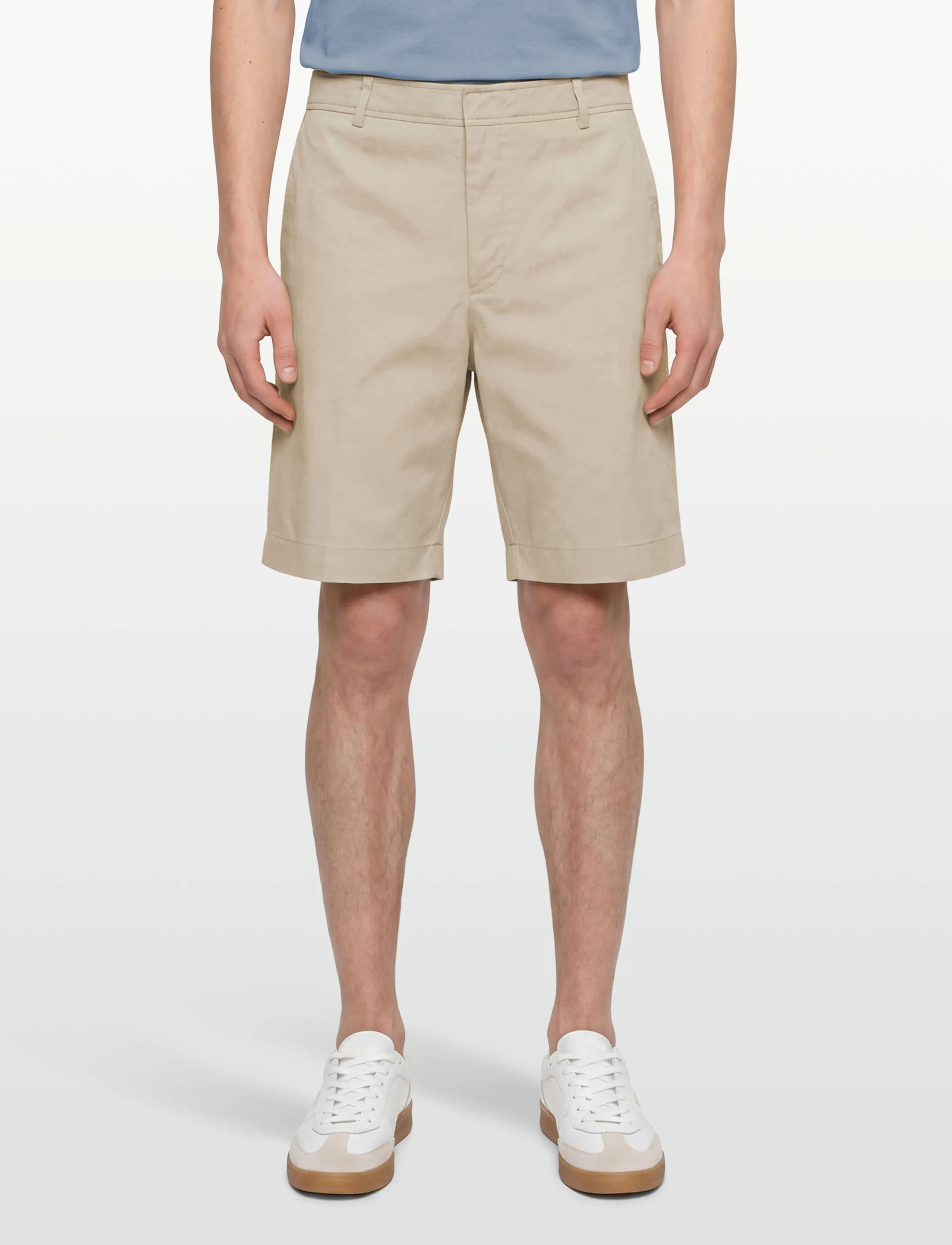 Maison Kitsune - TAILORED SHORTS - lühikesed chino-püksid - beige - 3