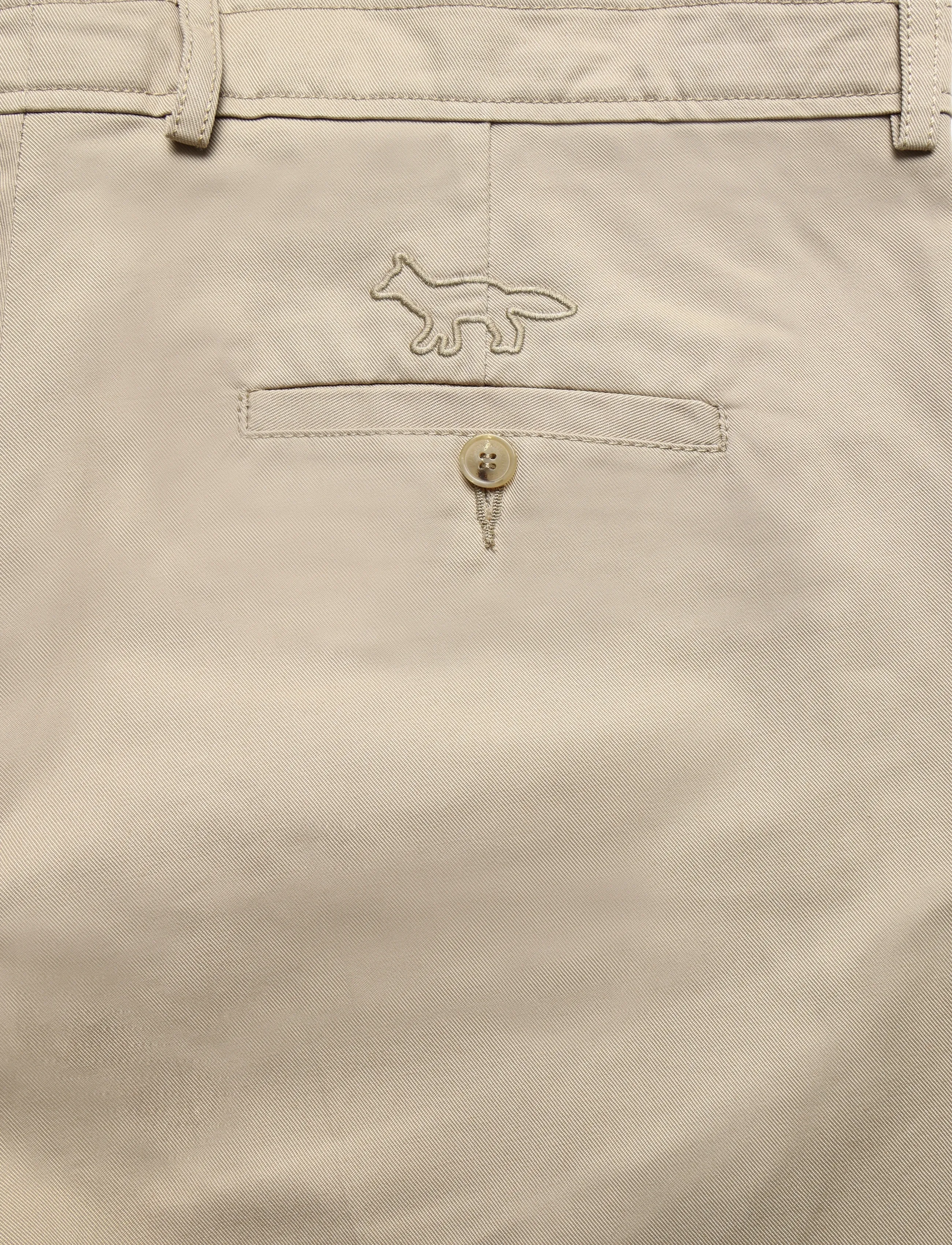 Maison Kitsune - TAILORED SHORTS - beige - 2