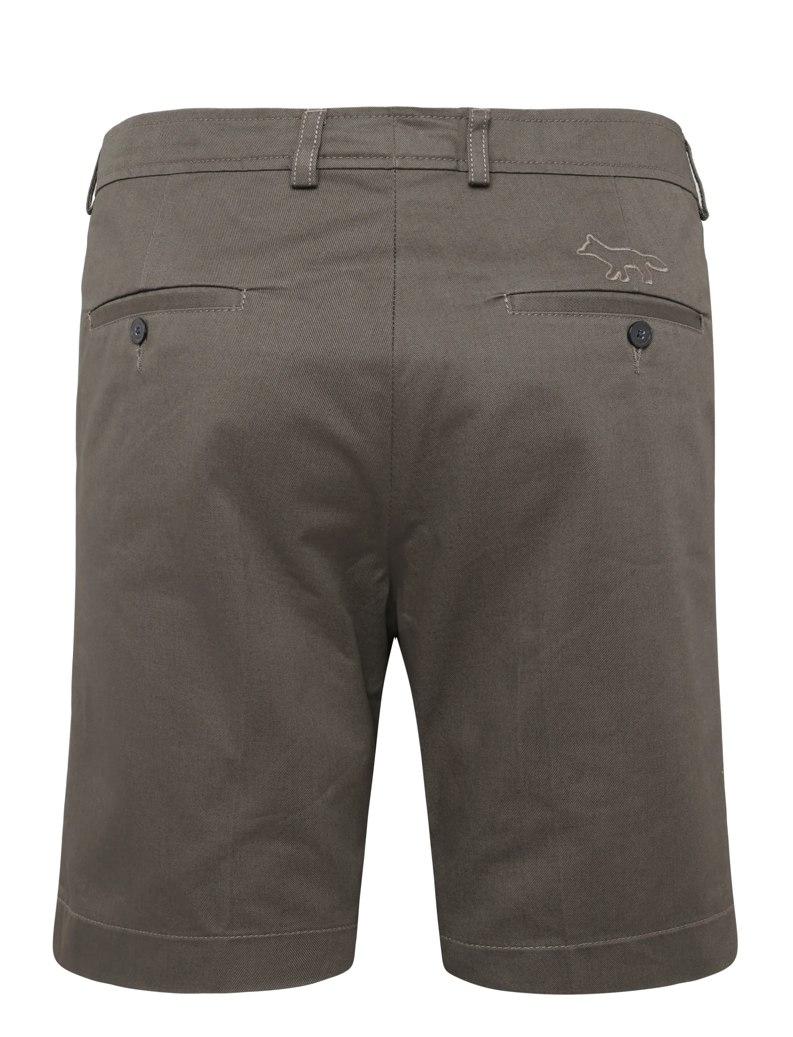 Maison Kitsune - TAILORED SHORTS - lühikesed chino-püksid - khaki - 1