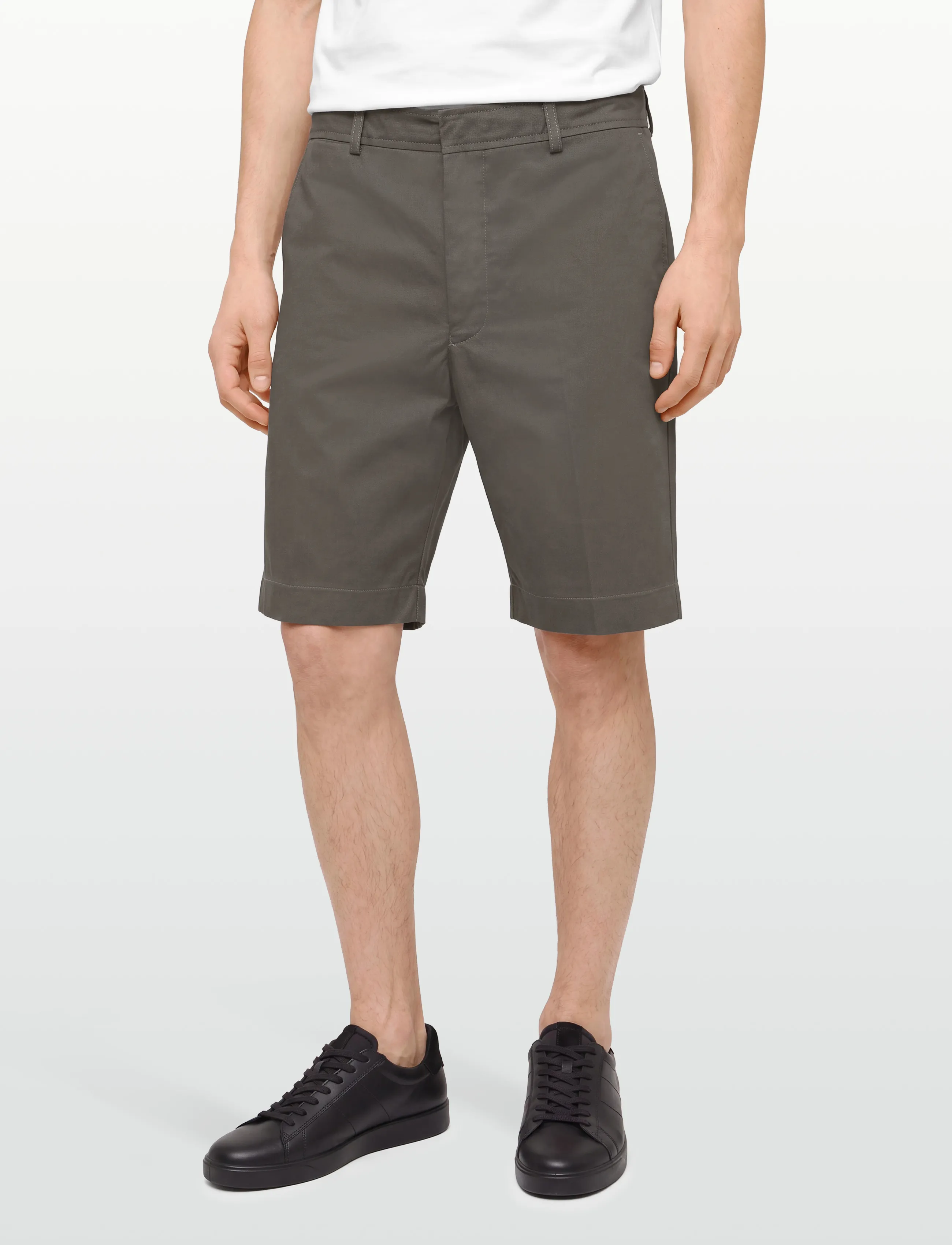 Maison Kitsune - TAILORED SHORTS - short chino - khaki - 3