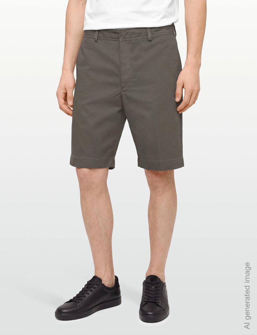 Maison Kitsune - TAILORED SHORTS - lühikesed chino-püksid - khaki - 3