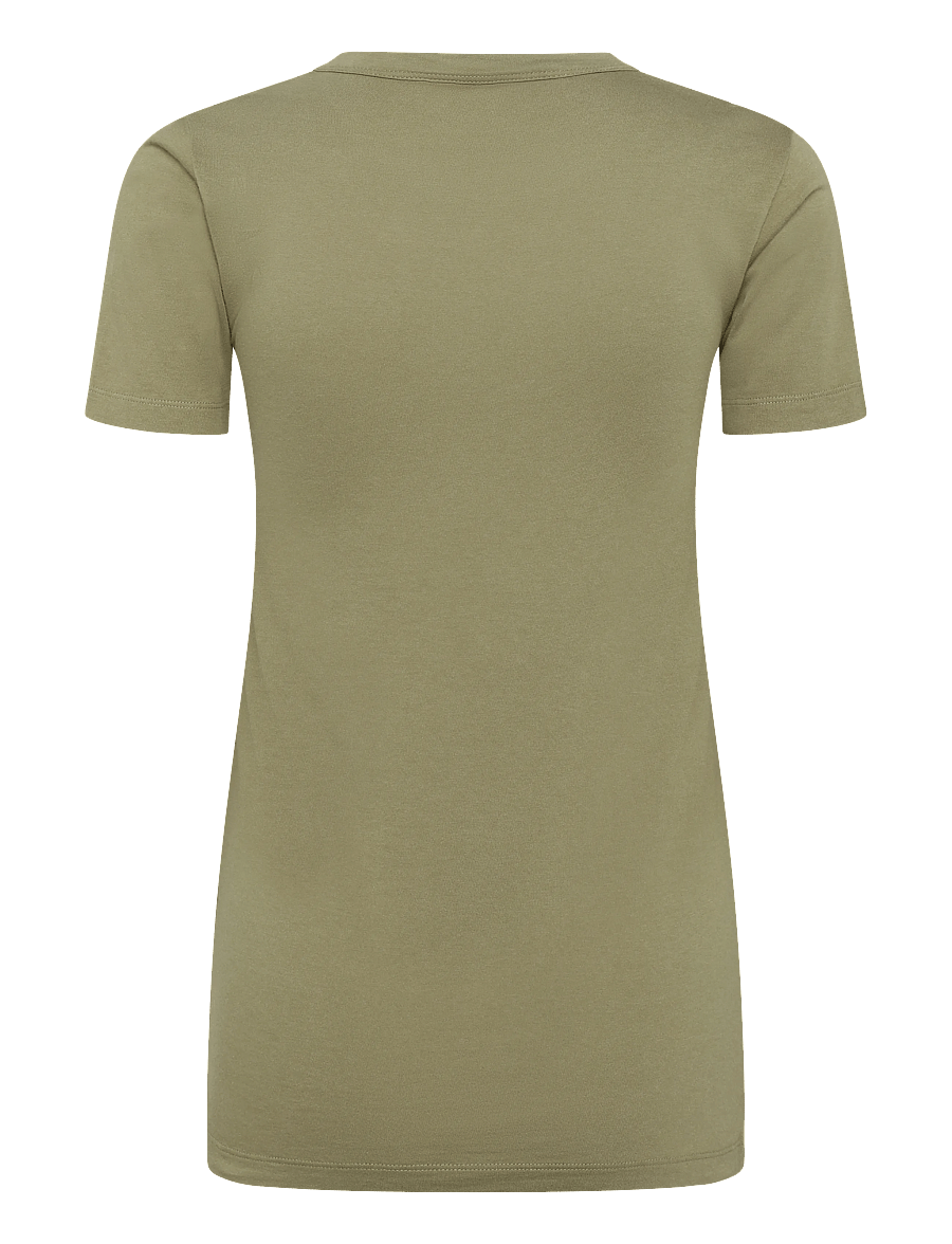 Maison Kitsune - FITTED TEE-SHIRT - t-shirts - khaki - 1