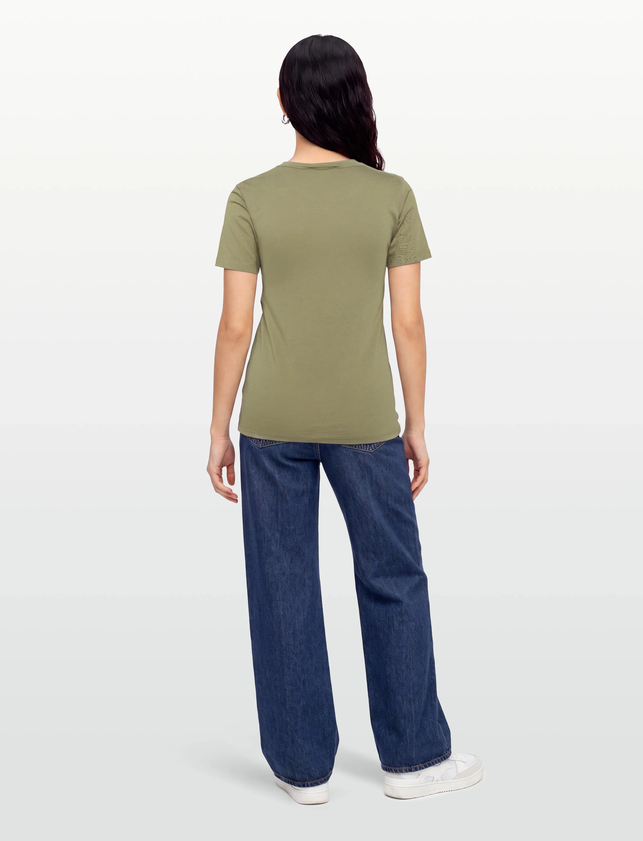 Maison Kitsune - FITTED TEE-SHIRT - t-särgid - khaki - 4