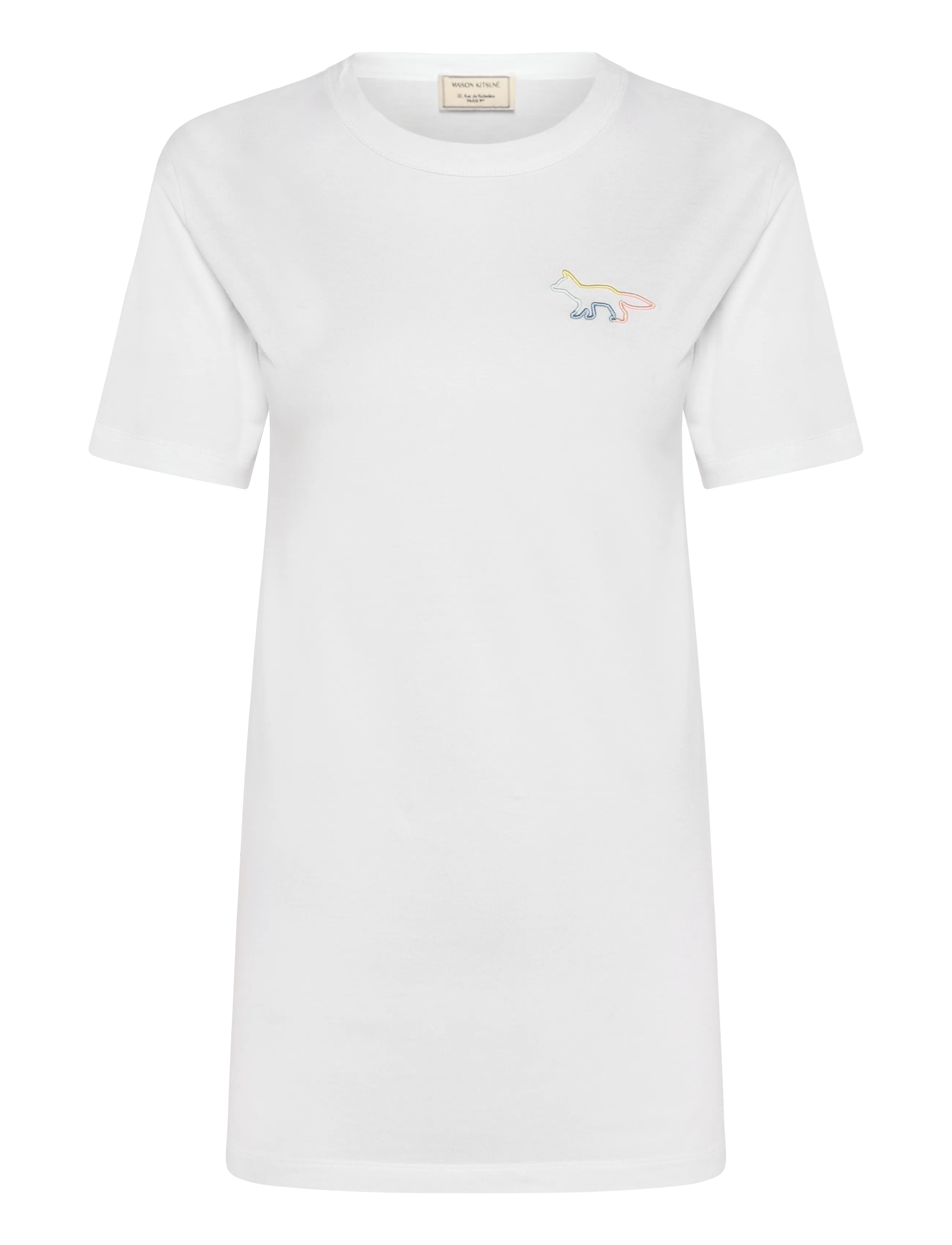 Maison Kitsune FITTED TEE-SHIRT - T-shirts & Toppe - WHITE / white