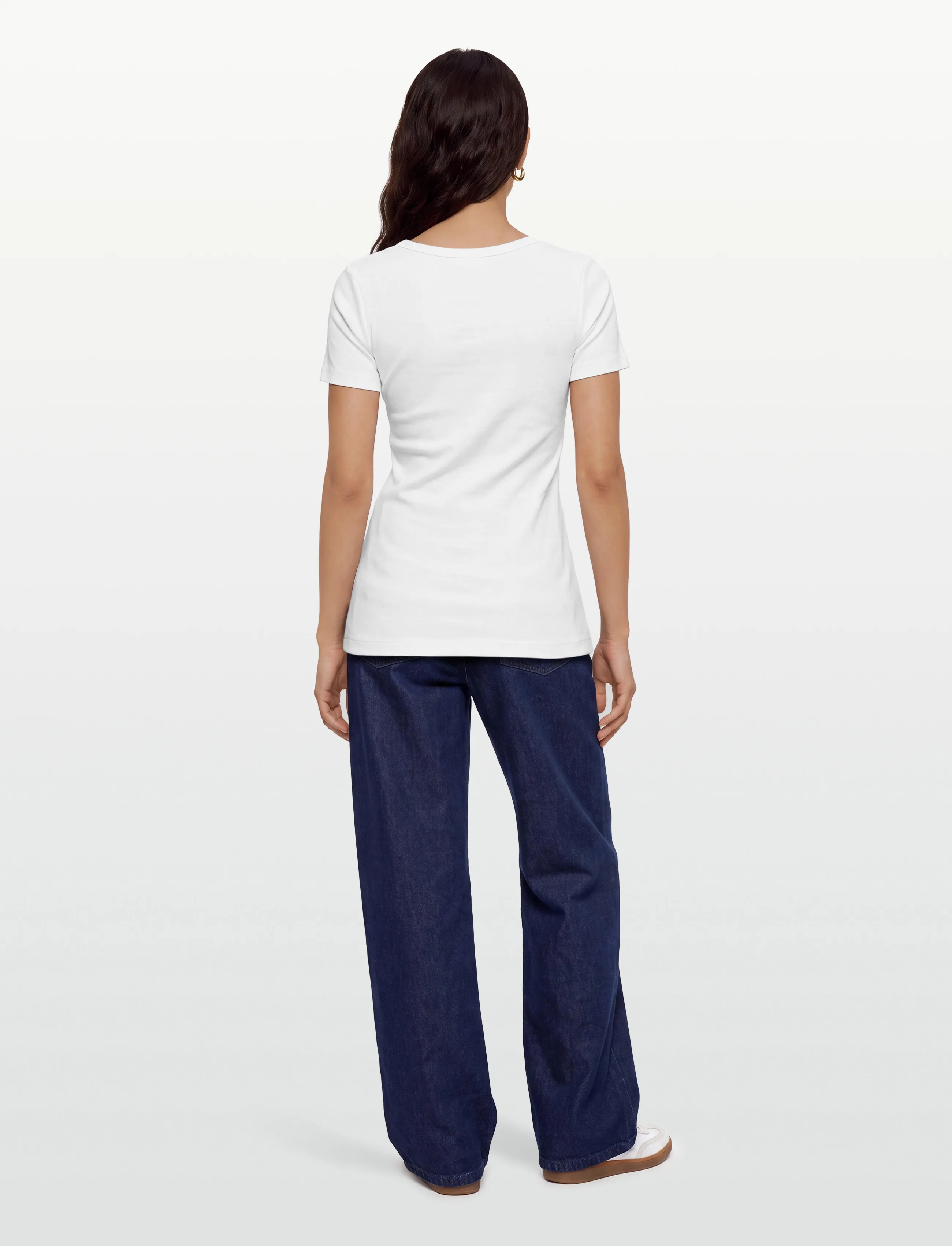 Maison Kitsune - FITTED TEE-SHIRT - t-särgid - white - 4