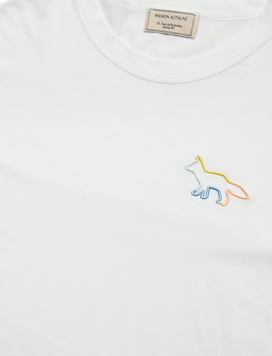 Maison Kitsune - FITTED TEE-SHIRT - t-shirts - white - 2