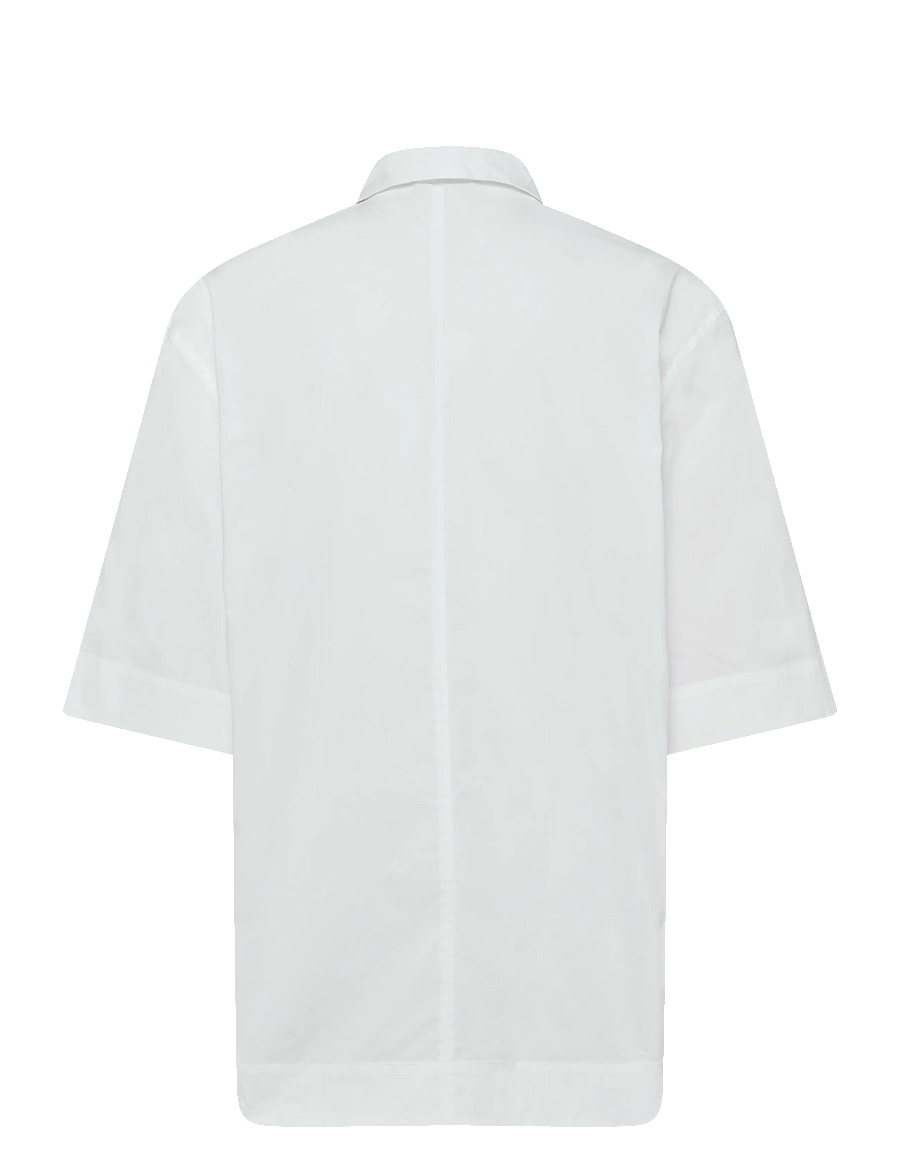 Maison Kitsune - SHORT SLEEVES SHIRT - kortärmade skjortor - white - 2
