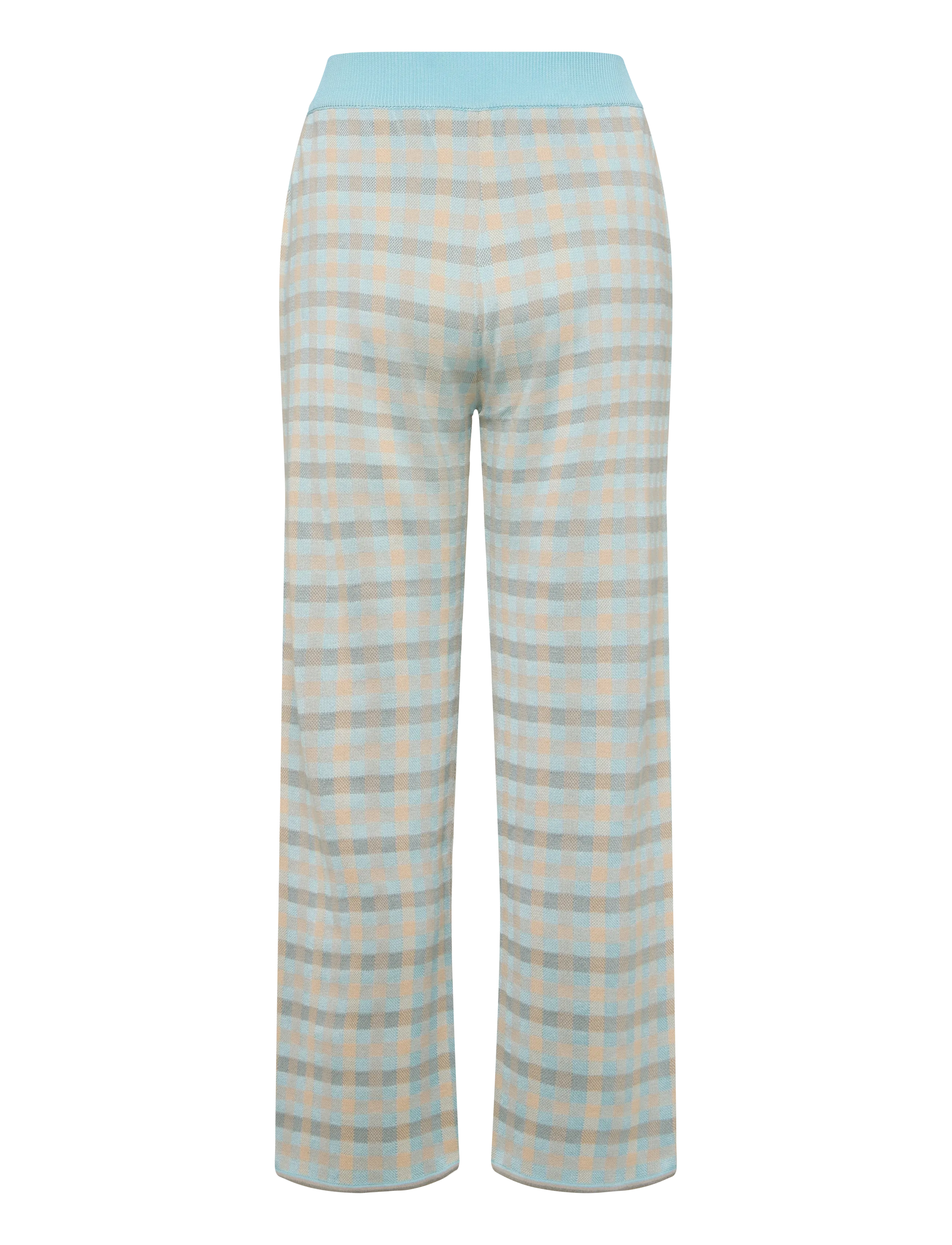 Maison Kitsune - KNIT PANT - hose mit geradem bein - sky - 1