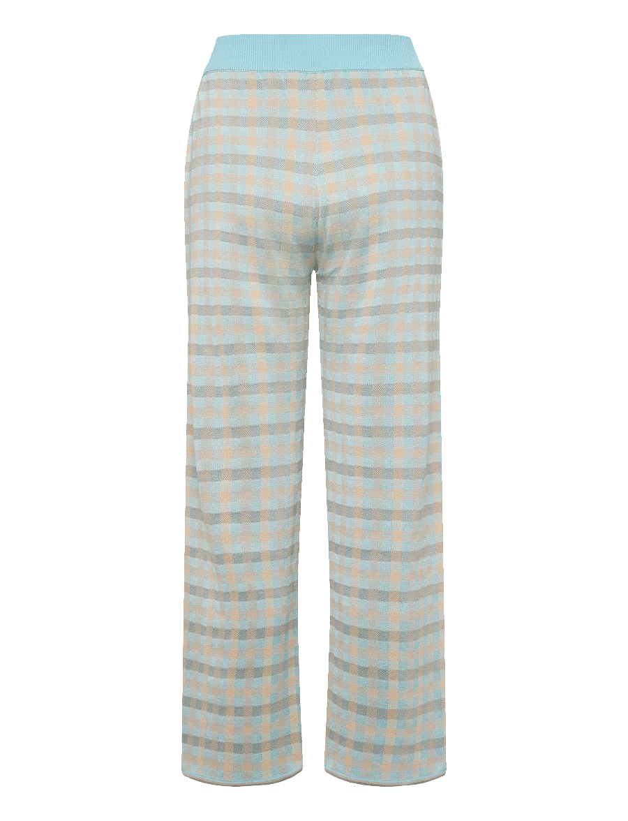 Maison Kitsune - KNIT PANT - hose mit geradem bein - sky - 1