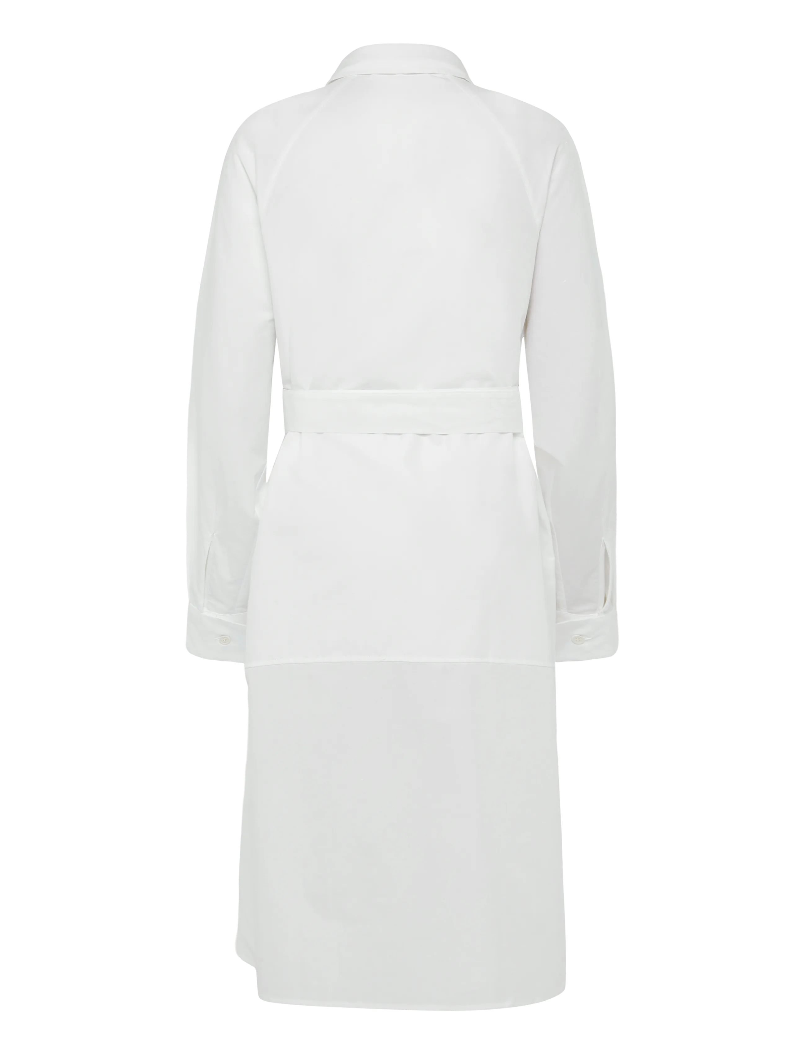 Maison Kitsune - SHIRT DRESS - hemdkleider - white - 1