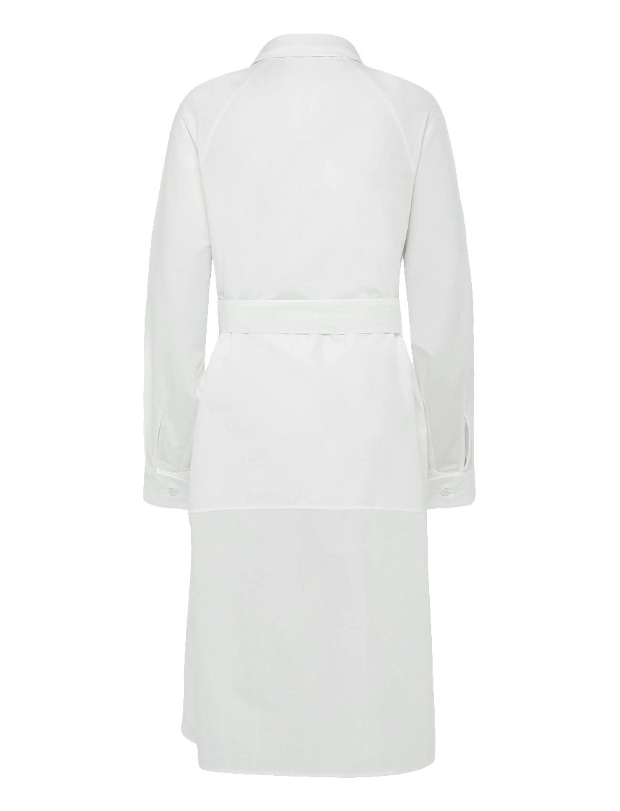 Maison Kitsune - SHIRT DRESS - hemdkleider - white - 1