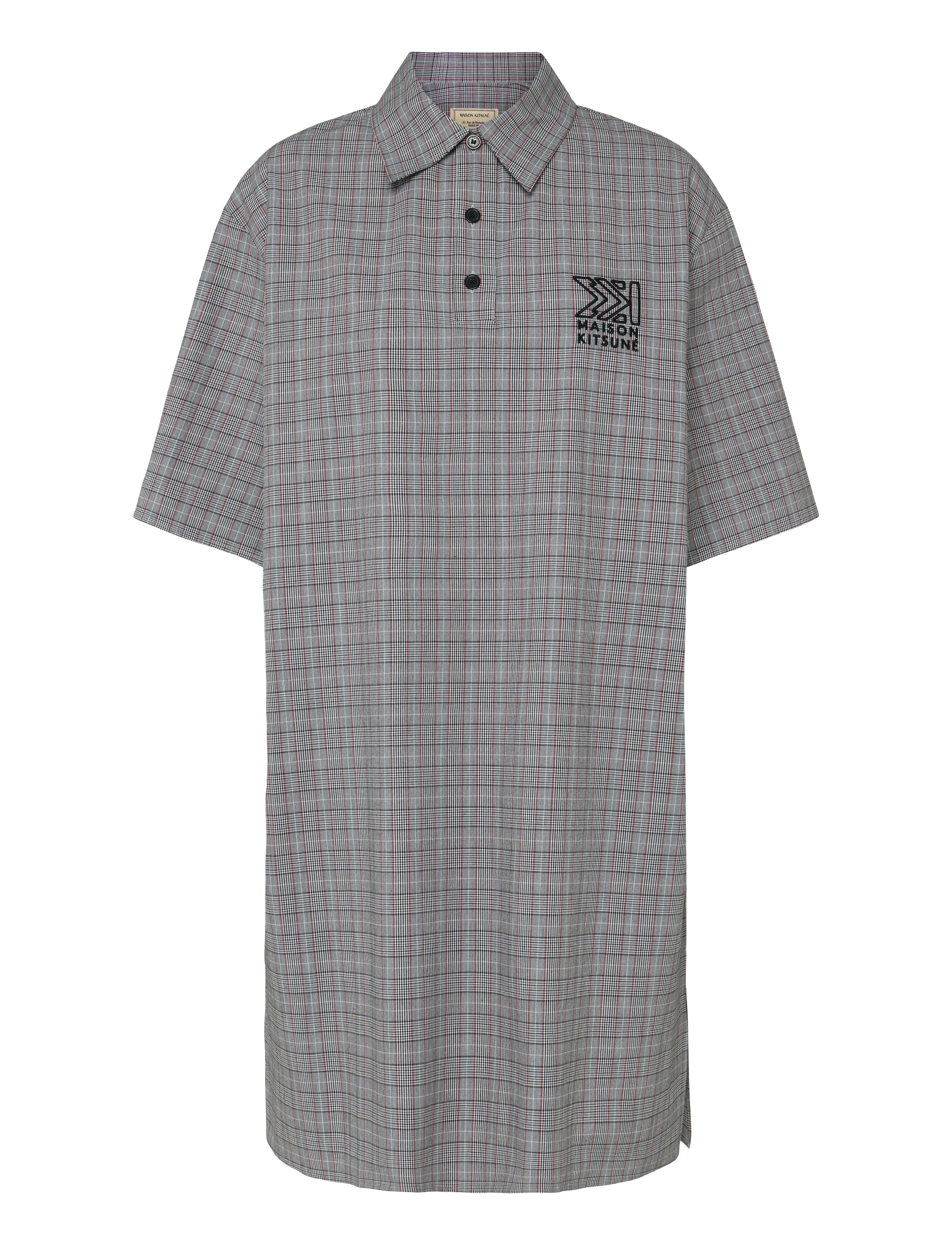 Maison Kitsune - BUTTONED POLO DRESS - black - 1
