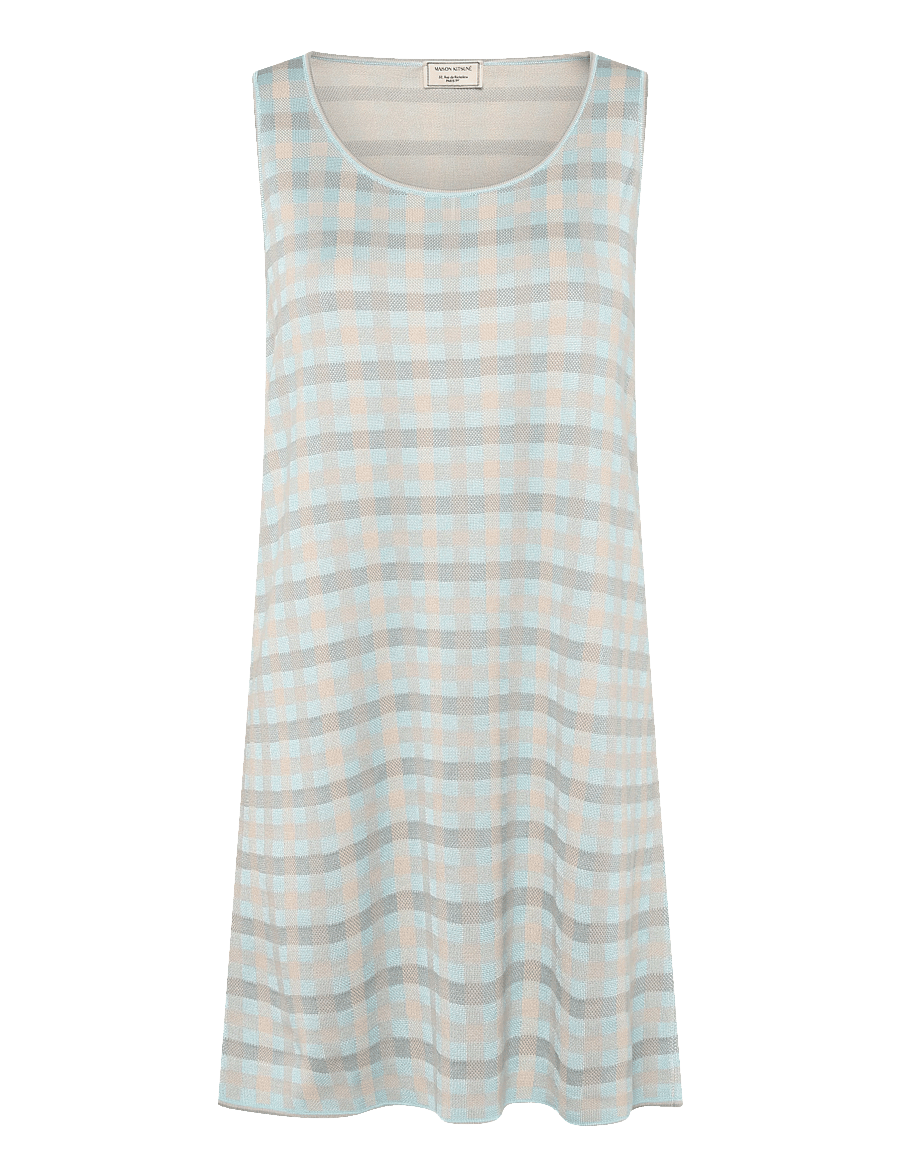Maison Kitsune - TANK DRESS - sommerkleider - sky - 1