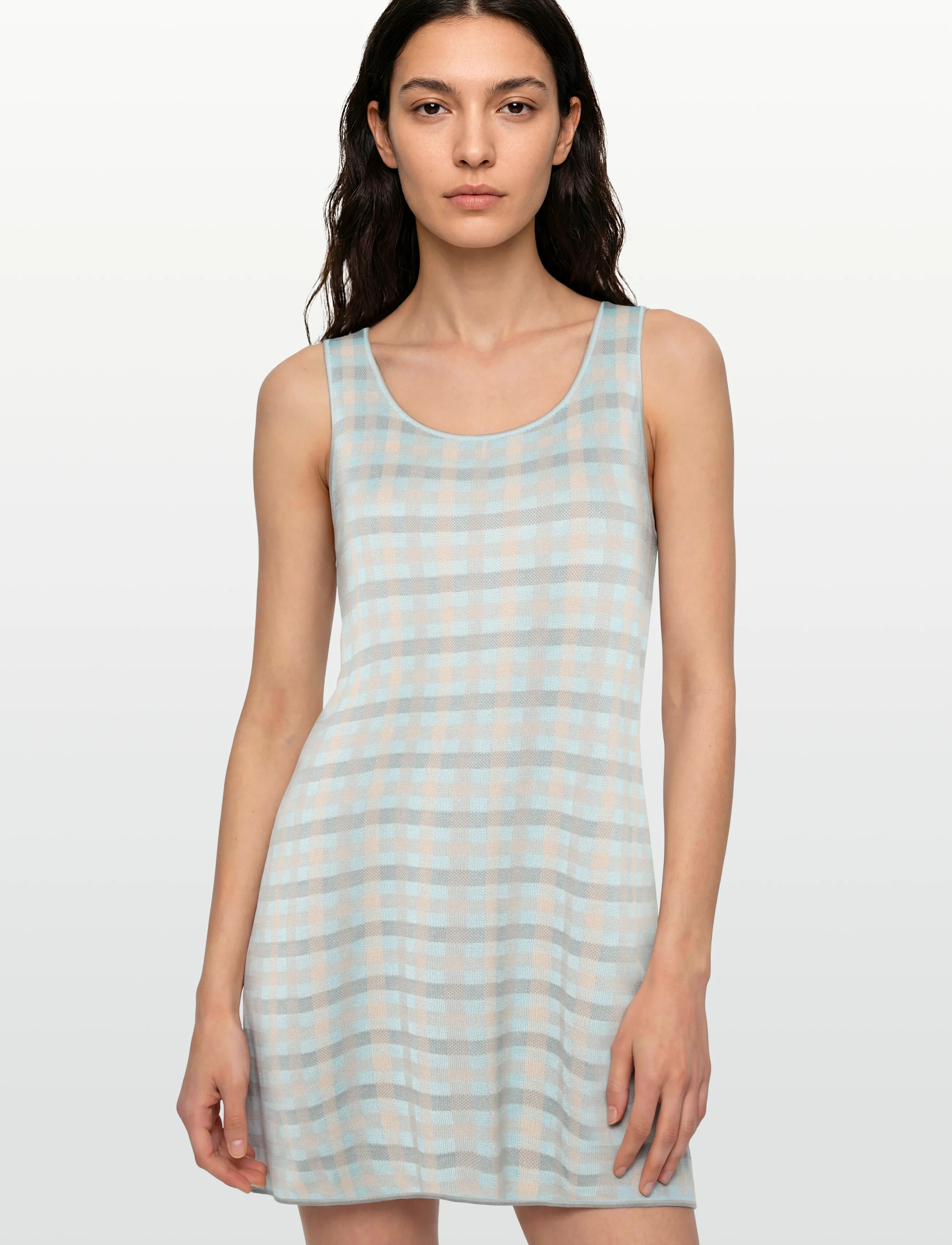 Maison Kitsune - TANK DRESS - sky - 3