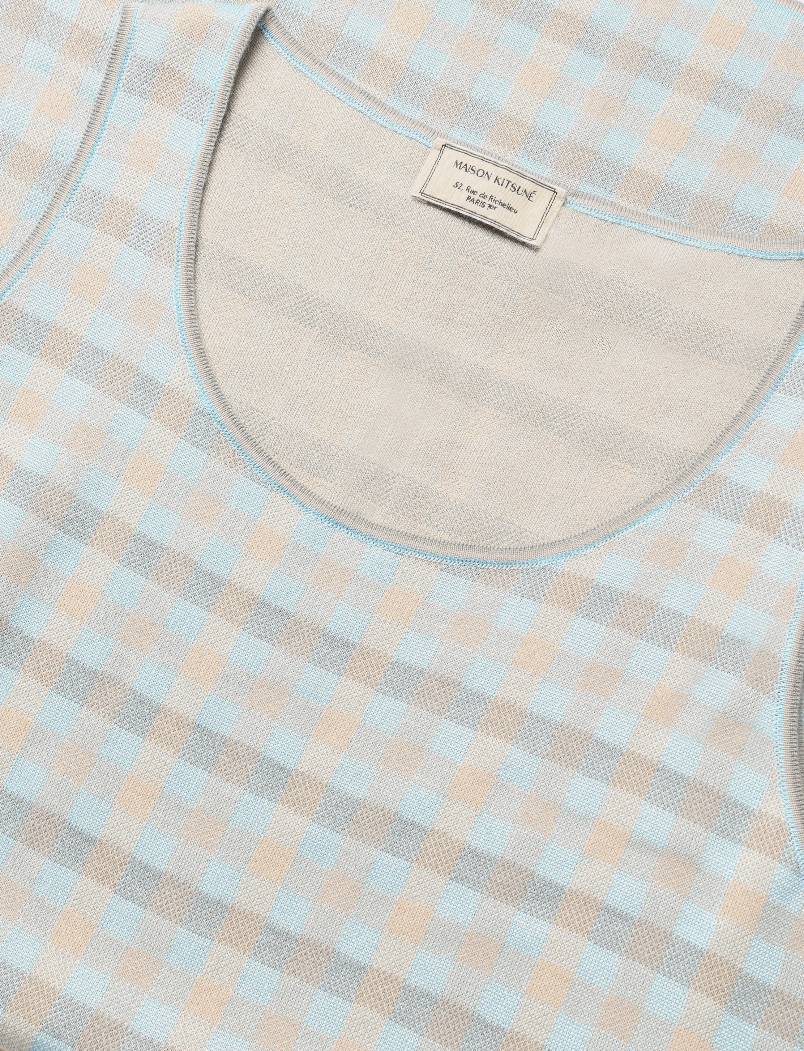 Maison Kitsune - TANK DRESS - sky - 5