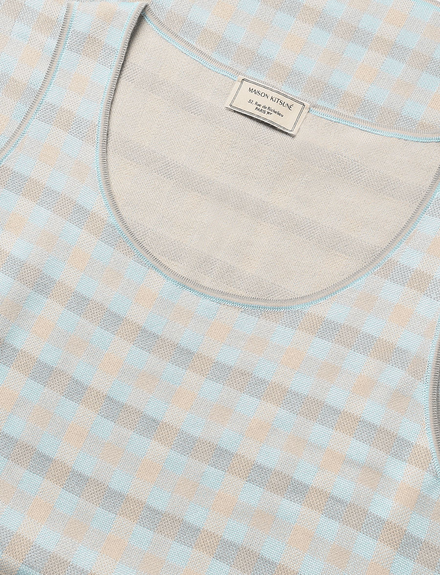 Maison Kitsune - TANK DRESS - sommerkleider - sky - 5