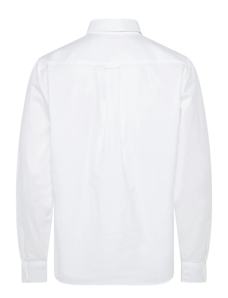 Maison Kitsune - TRICOLOR FOX PATCH CLASSIC SHIRT BD - oxford-skjortor - white - 1