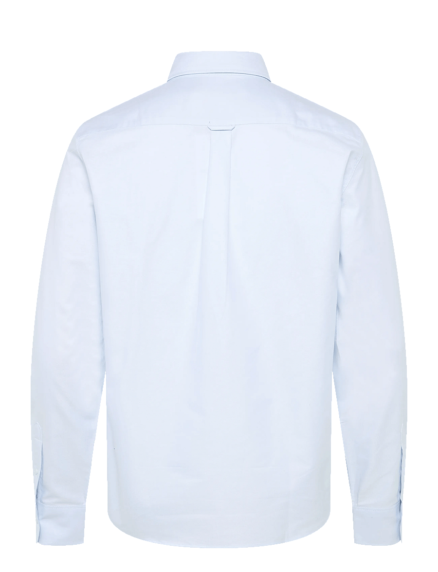 Maison Kitsune - TRICOLOR FOX PATCH CLASSIC SHIRT BD - casual skjortor - light blue - 2
