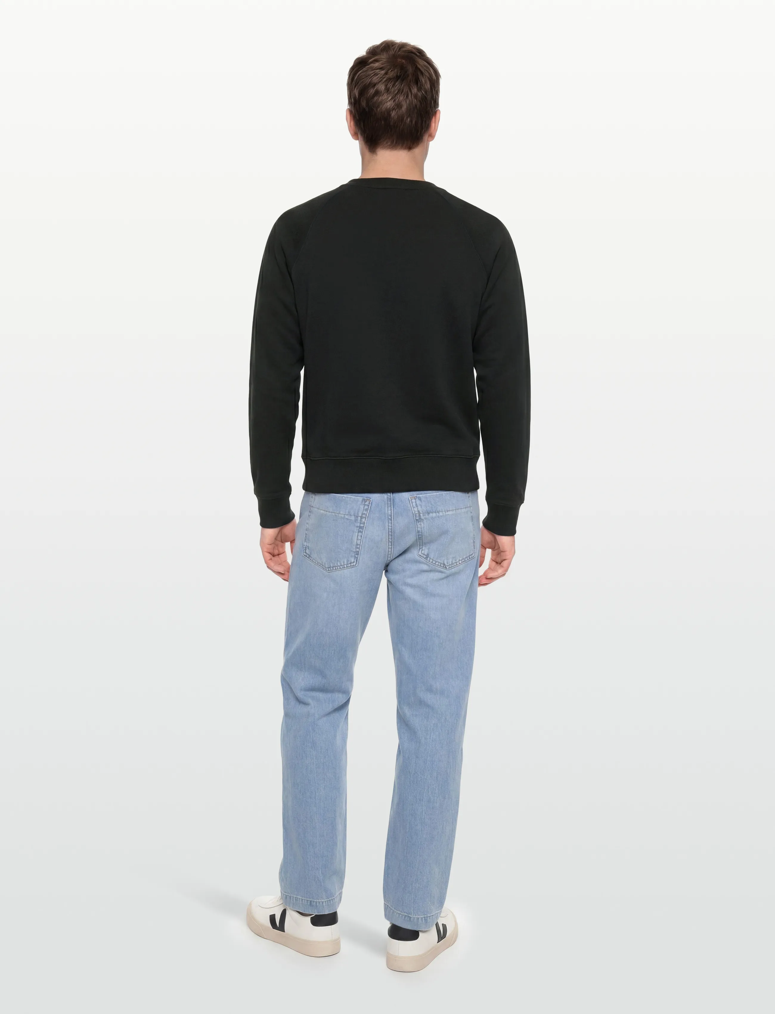 Maison Kitsune - TRICOLOR FOX PATCH ADJUSTED SWEATSHIRT - sweatshirts - black - 4