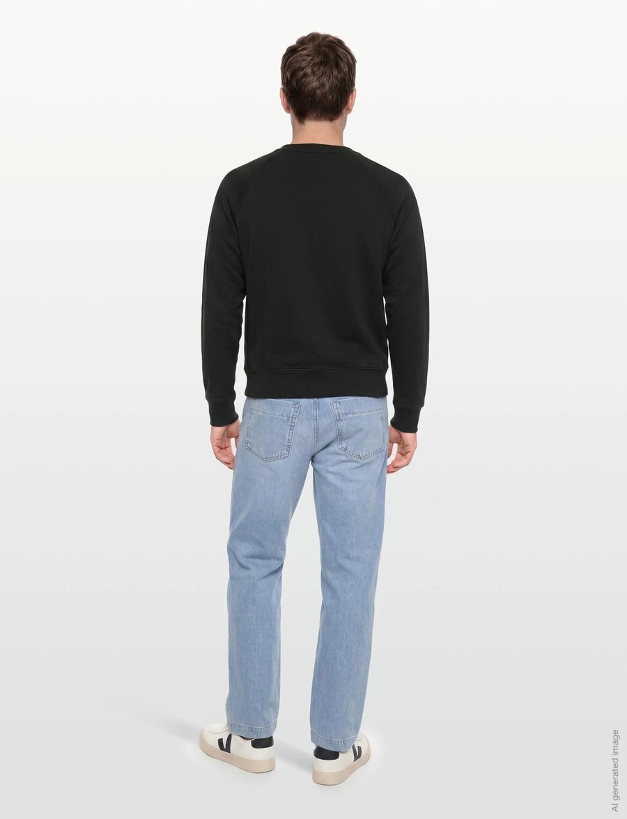 Maison Kitsune - TRICOLOR FOX PATCH ADJUSTED SWEATSHIRT - sweatshirts - black - 4