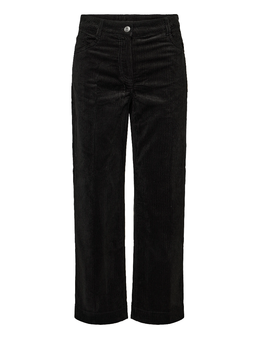 Maison Kitsune - 5 POCKETS FLARED PANTS - bukser med lige ben - black - 1