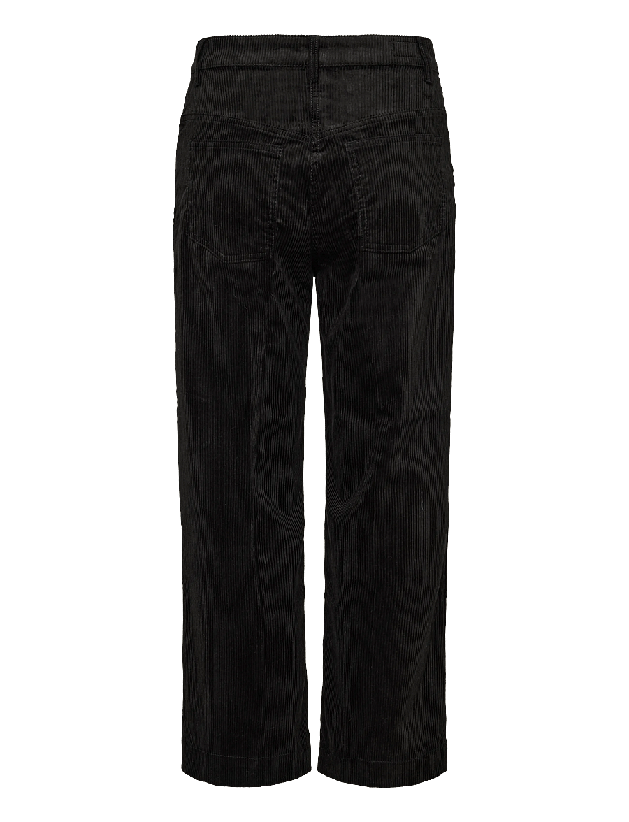 Maison Kitsune - 5 POCKETS FLARED PANTS - bukser med lige ben - black - 2