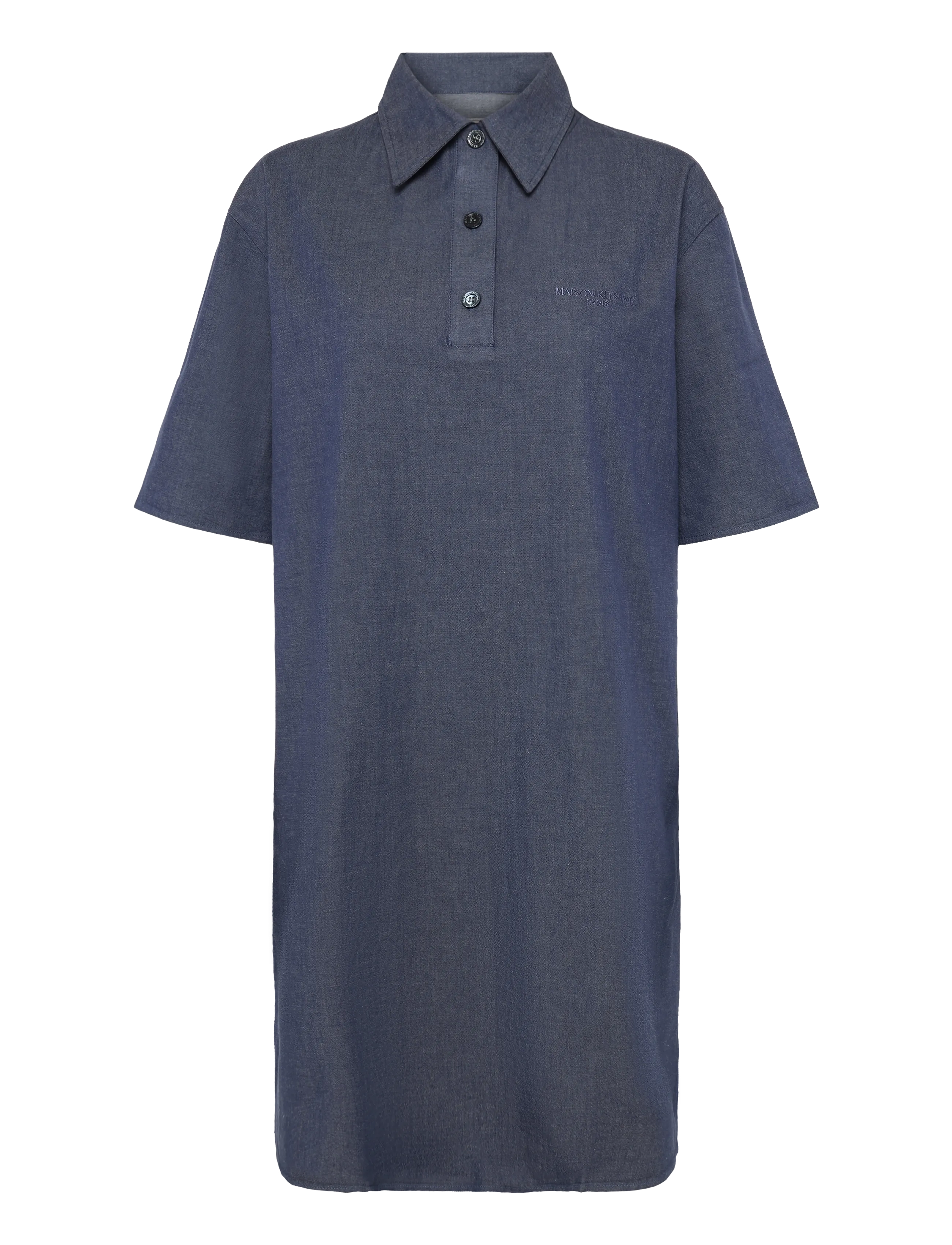 Maison Kitsune POLO DRESS - Kleider - NAVY / navy