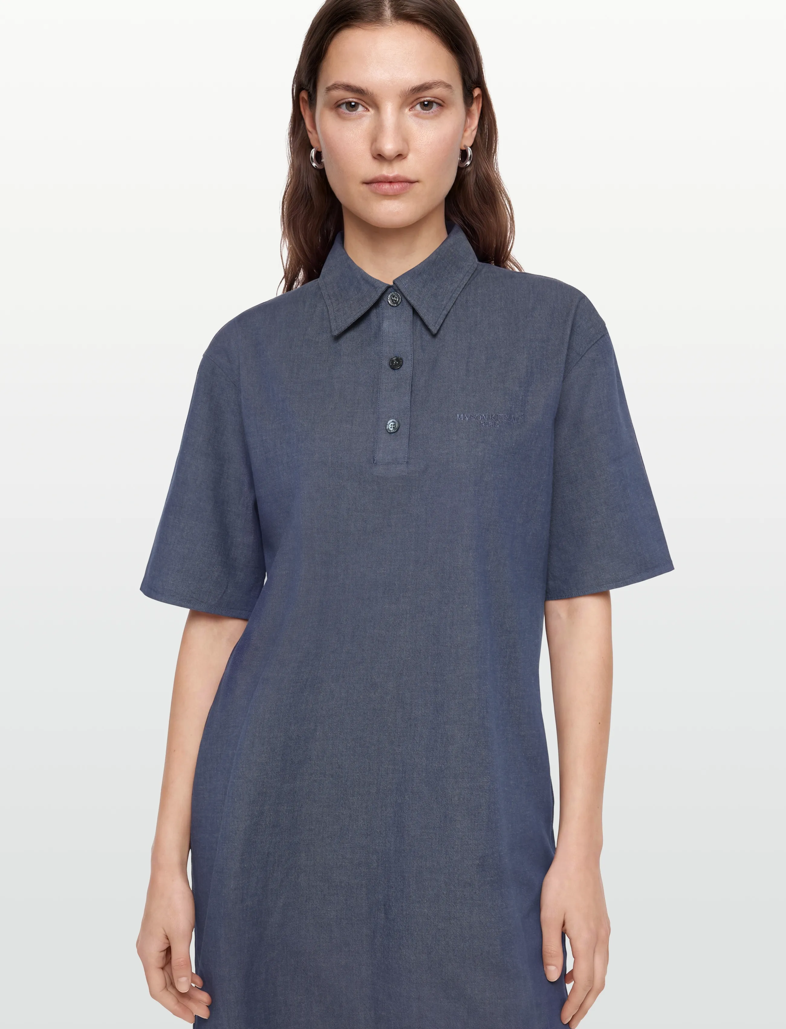Maison Kitsune - POLO DRESS - hemdkleider - navy - 3