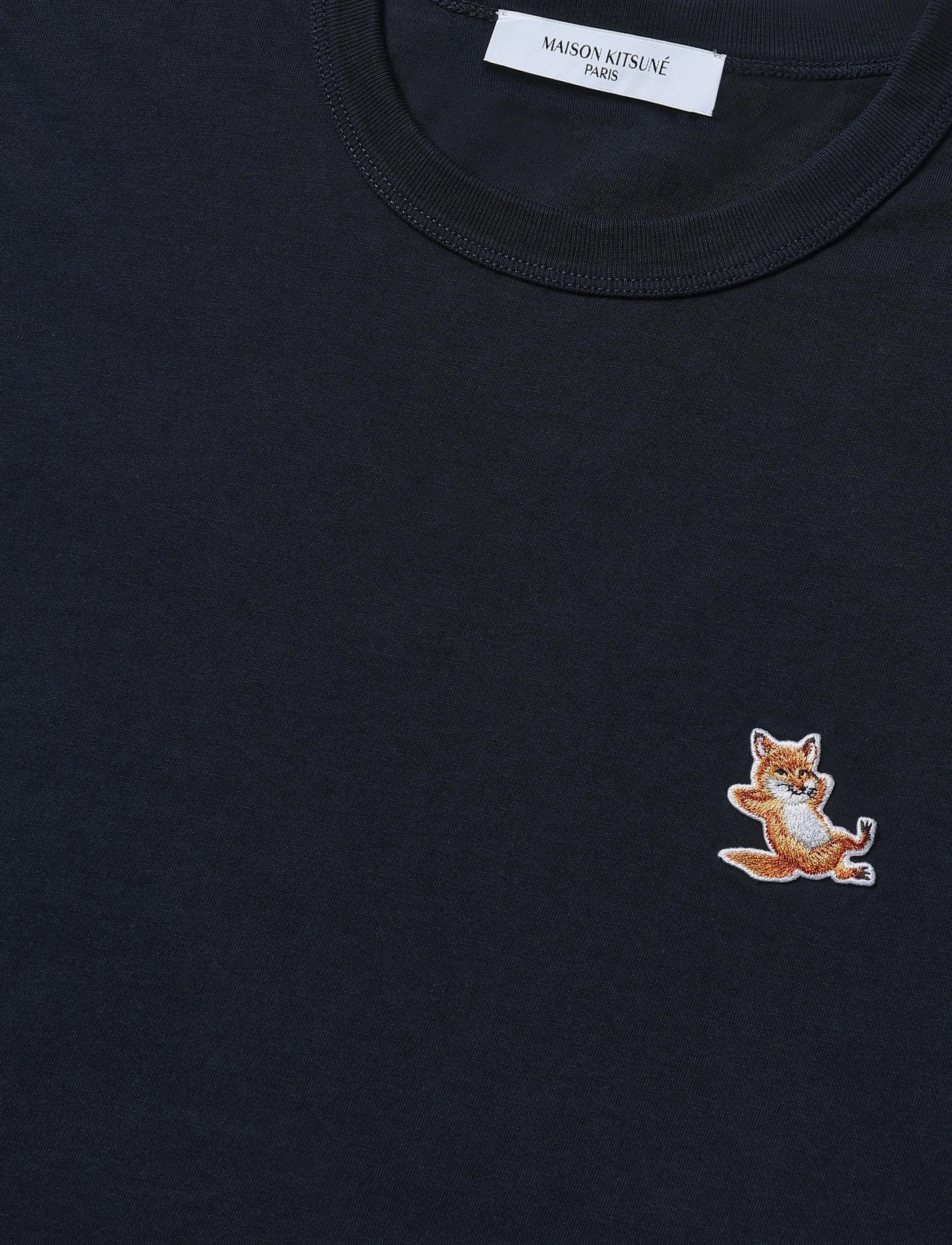 Maison Kitsune - CHILLAX FOX PATCH CLASSIC TEE-SHIRT - navy - 5