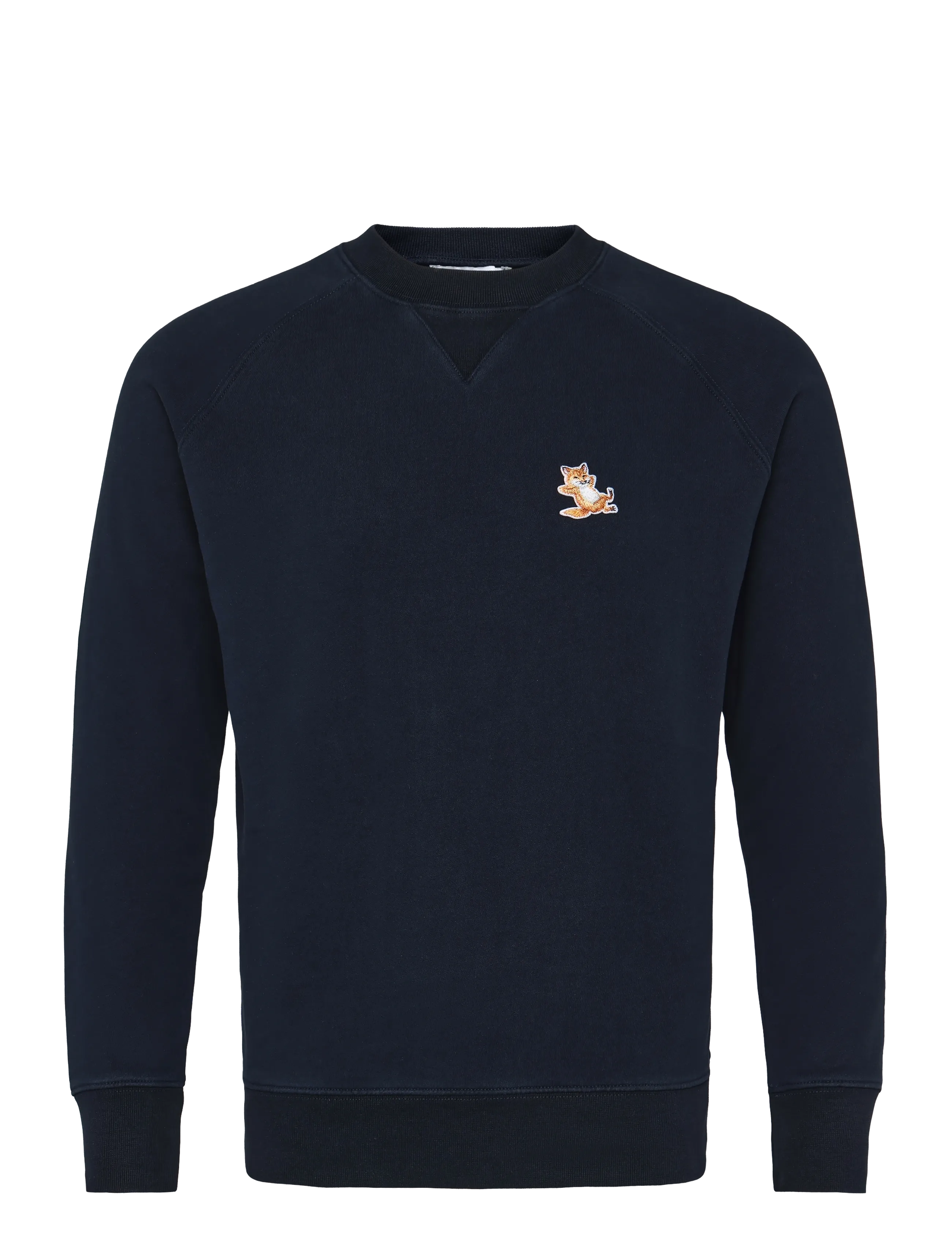 Maison Kitsune - CHILLAX FOX PATCH CLASSIC SWEATSHIRT - navy - 1