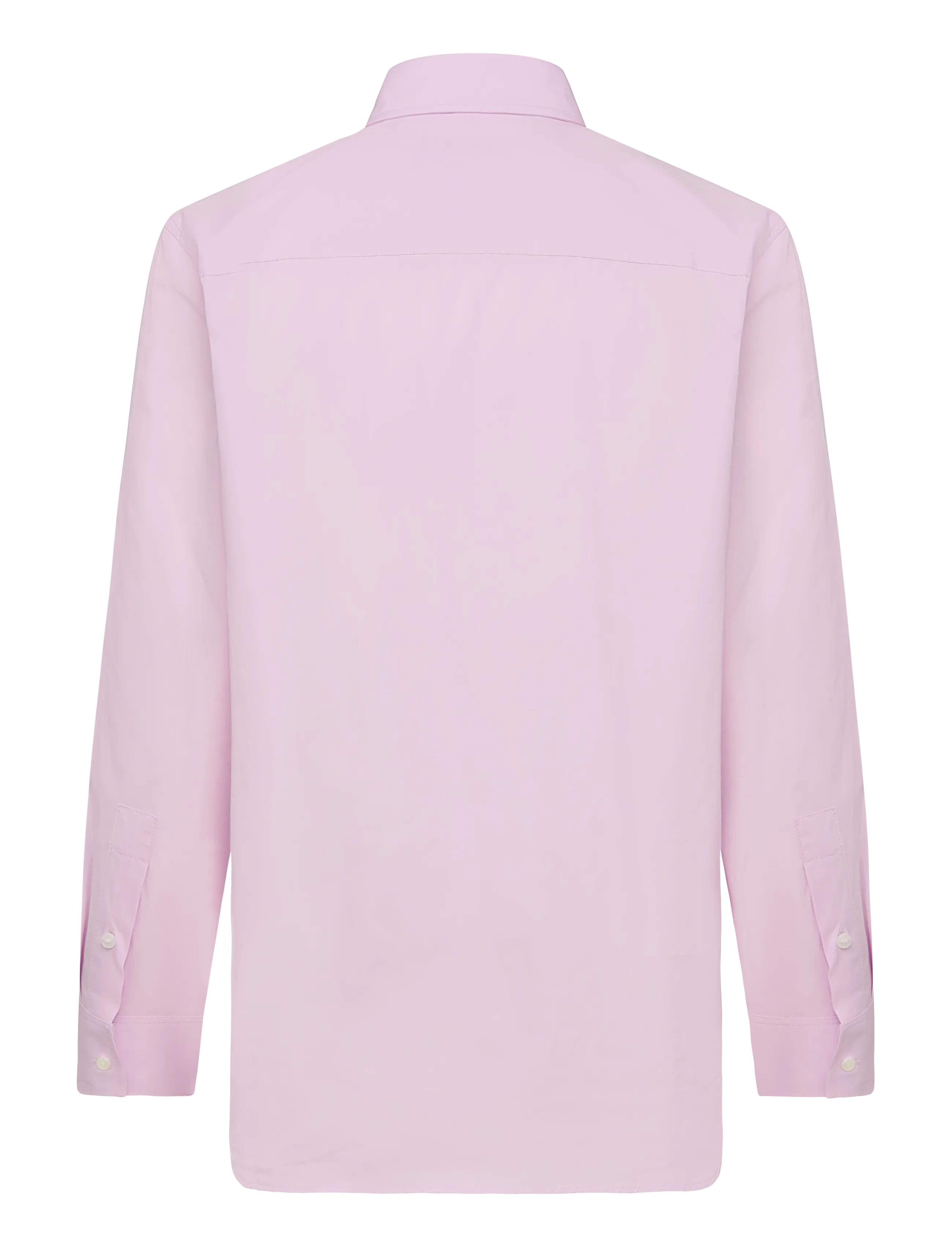 Maison Kitsune - FOX HEAD EMBROIDERY CLASSIC SHIRT - long-sleeved shirts - light pink - 2
