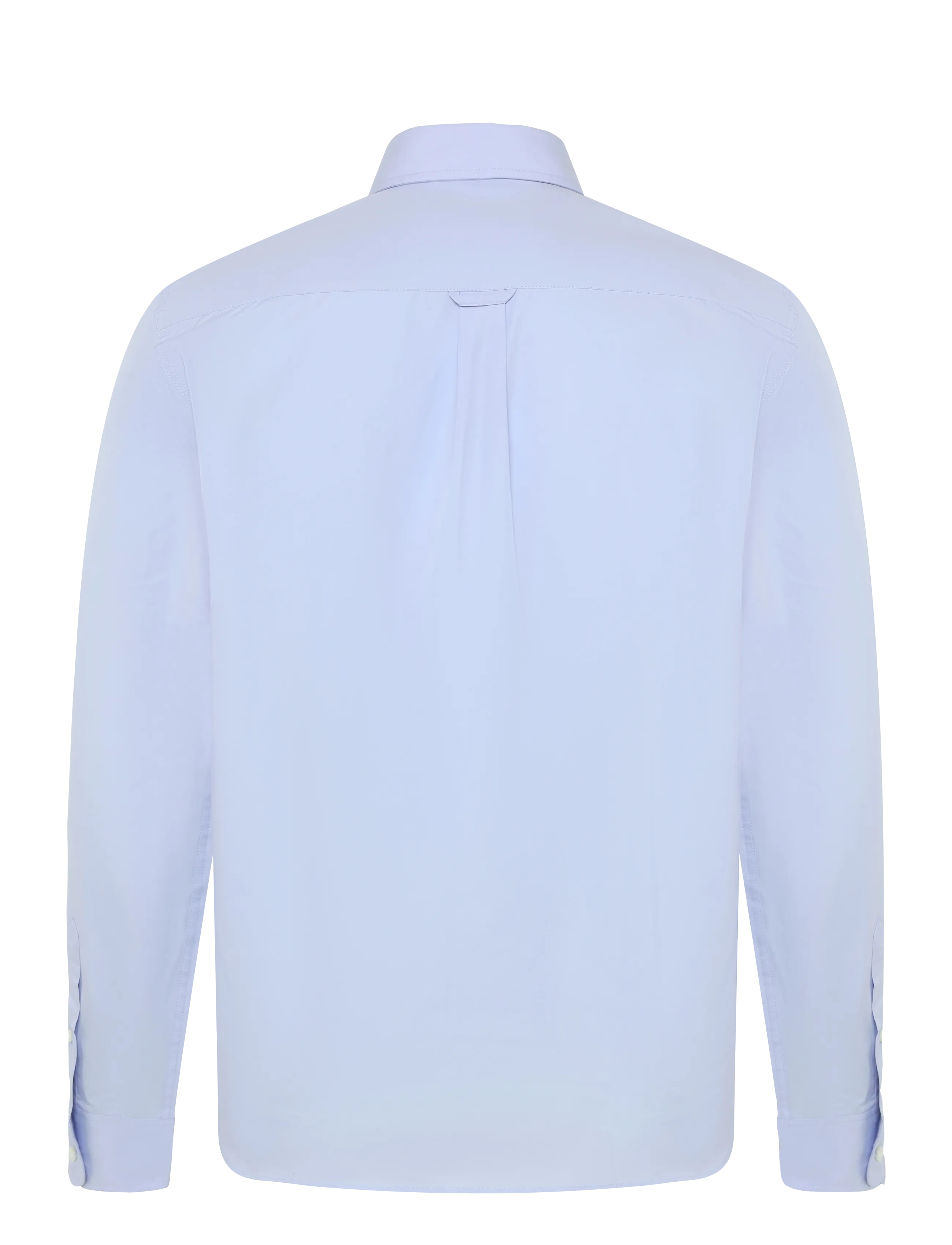 Maison Kitsune - FOX HEAD EMBROIDERY CLASSIC SHIRT - light blue - 1