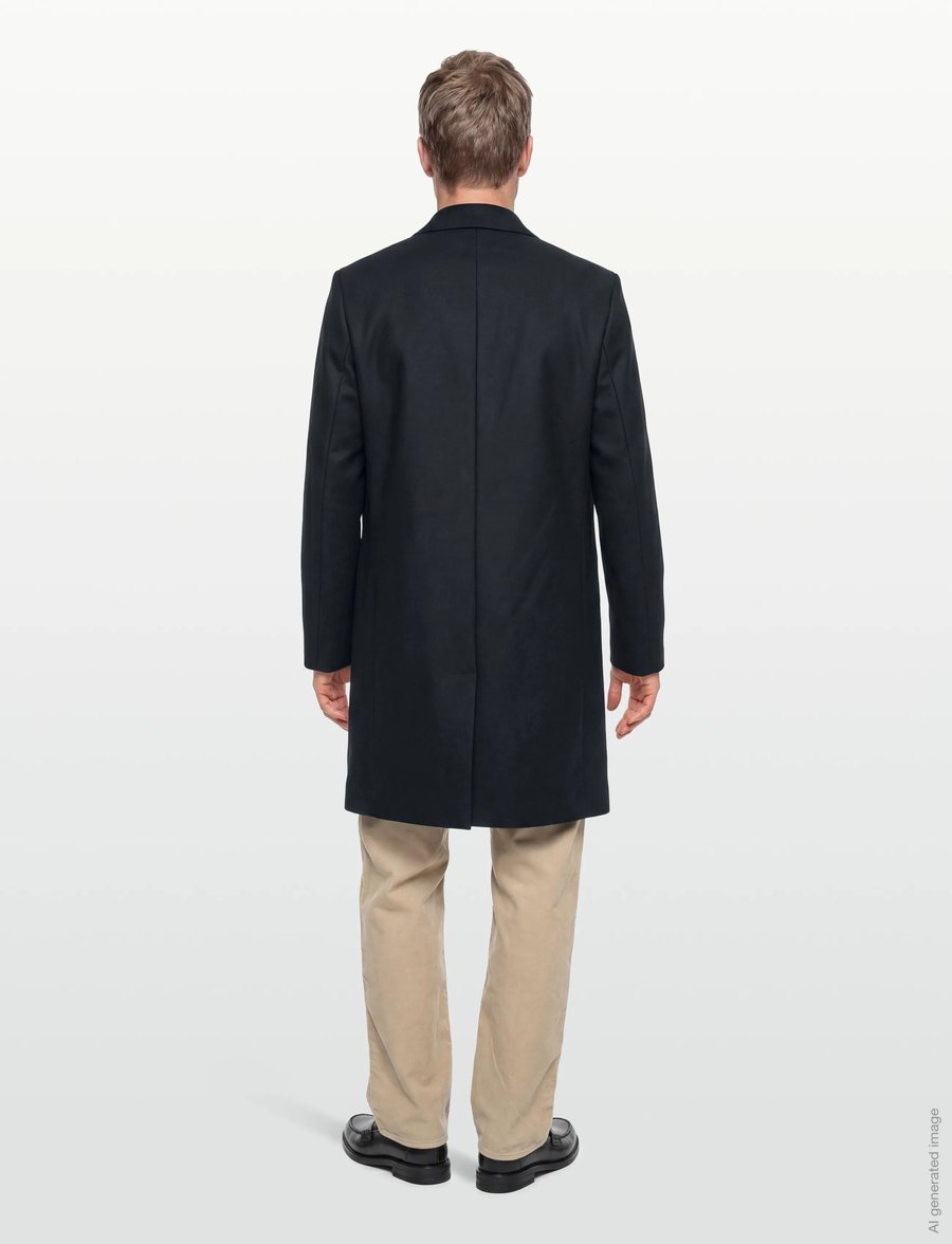 Maison Kitsune - BILL COAT - tunna rockar - blue navy - 4