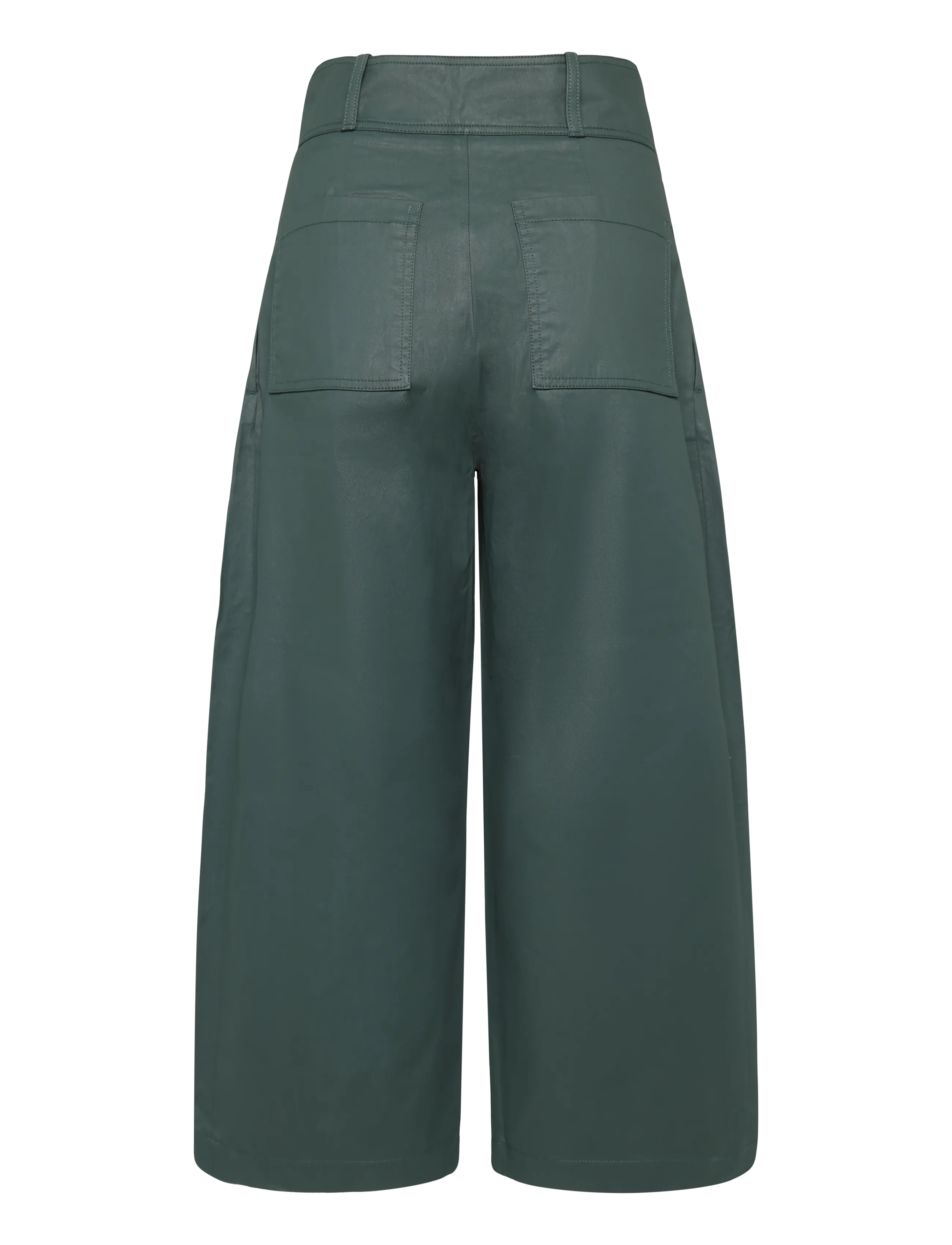 Maison Kitsune - JAPANESE PANTS - poolpikad püksid - dark green - 1