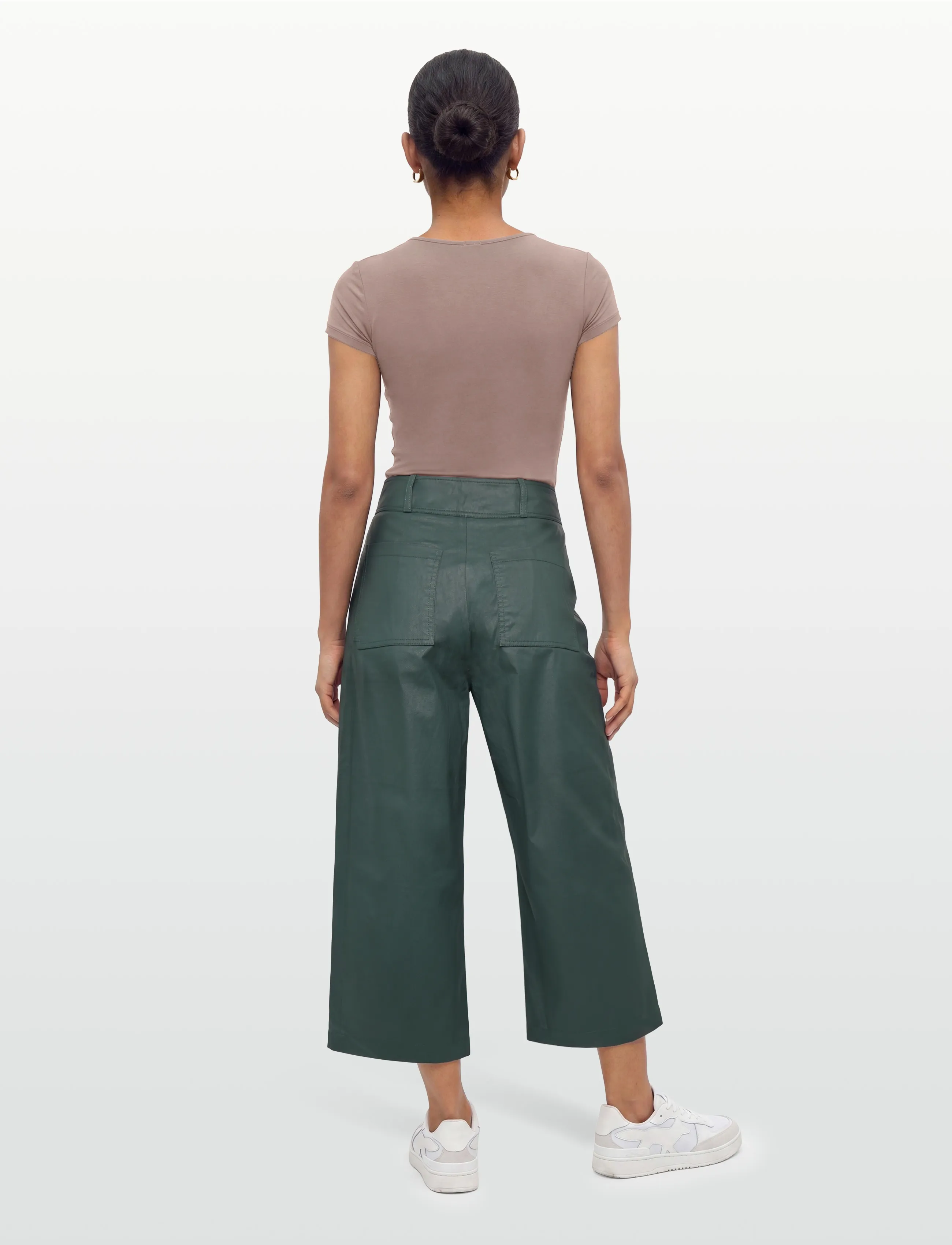Maison Kitsune - JAPANESE PANTS - culottes - dark green - 4