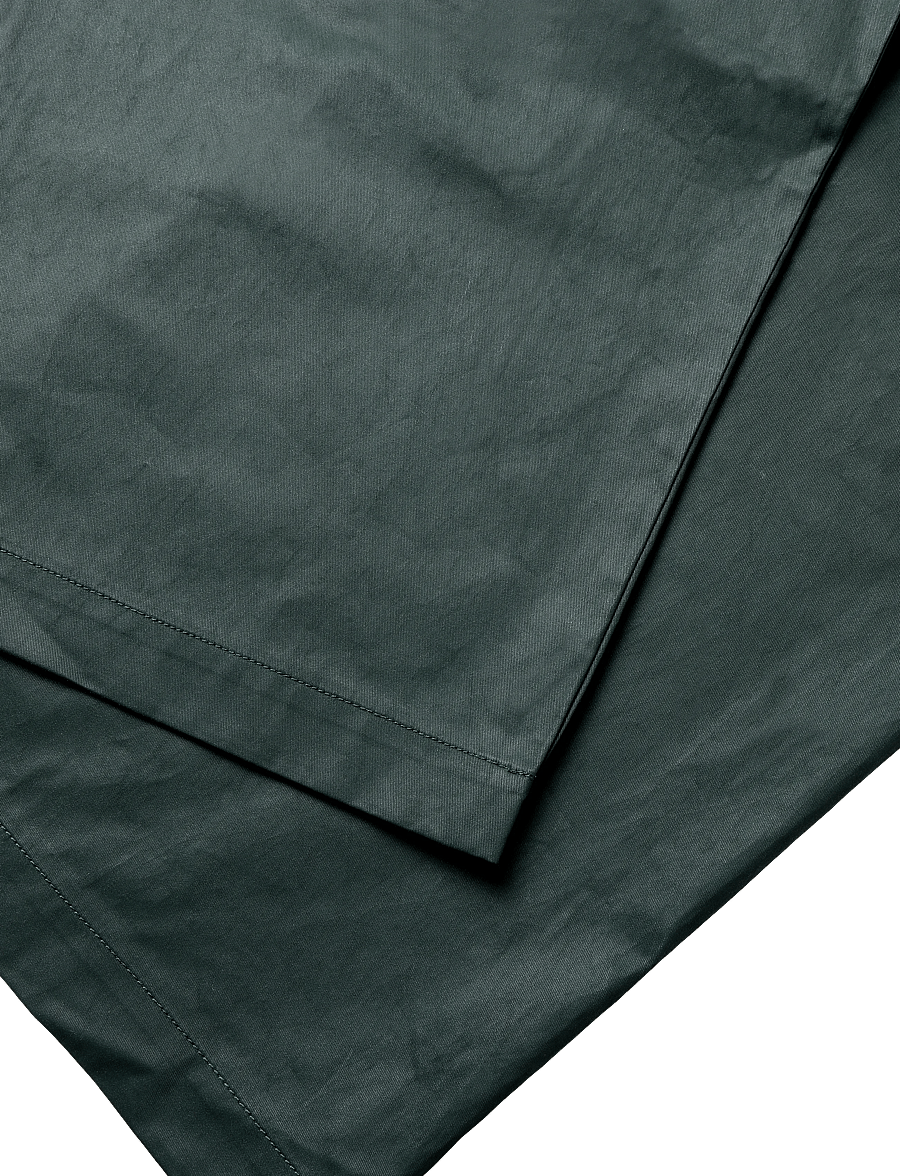 Maison Kitsune - JAPANESE PANTS - poolpikad püksid - dark green - 3