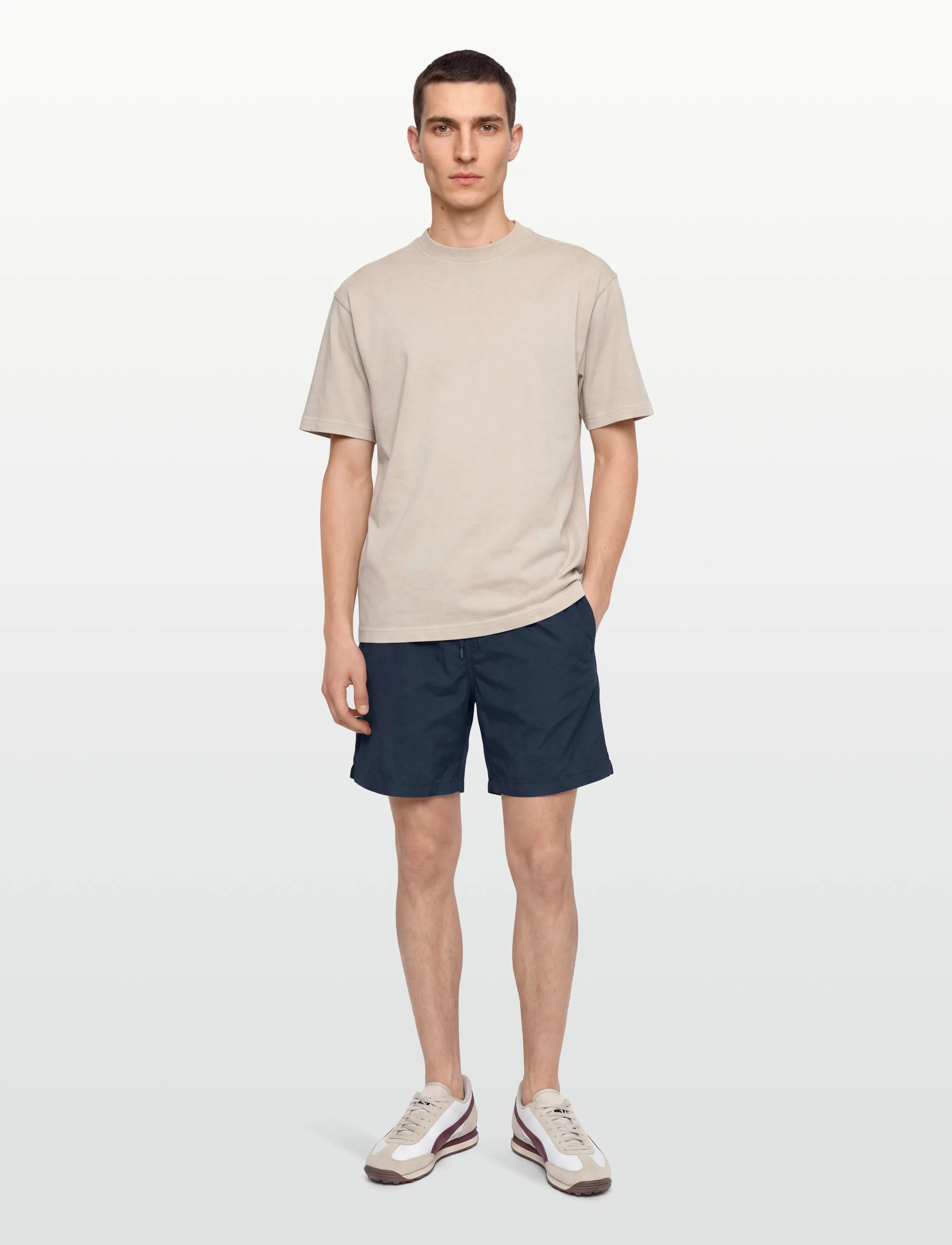 Maison Kitsune - SWIMSHORTS - dark navy - 0
