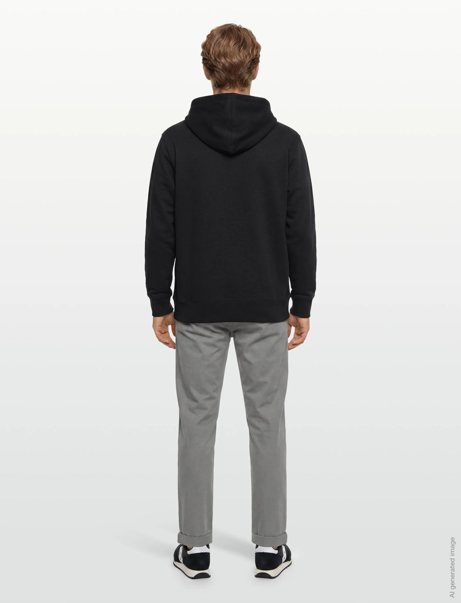 Maison Kitsune - MINI HANDWRITING RELAXED HOODIE - hoodies - black - 4
