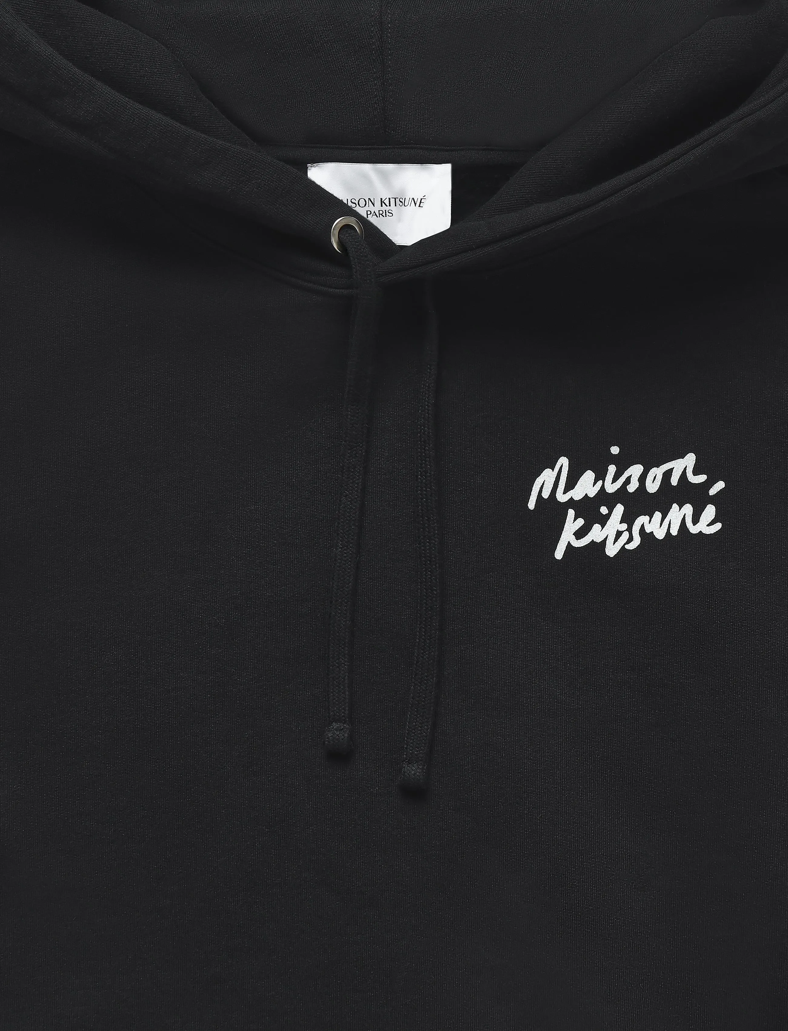 Maison Kitsune - MINI HANDWRITING RELAXED HOODIE - black - 2