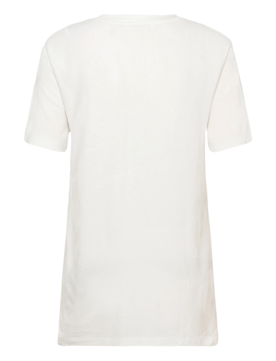Maison Kitsune - HEART EMBROIDERY RELAXED TEE-SHIRT - t-shirts - white - 2