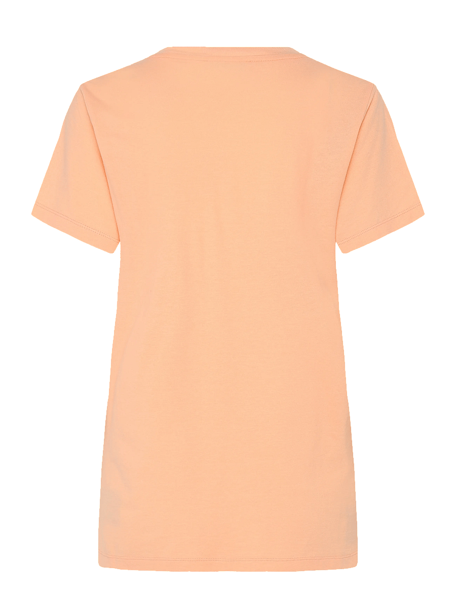 Maison Kitsune - GRADIENT FOX HEAD PATCH RELAXED TEE-SHIRT - t-shirts - peach - 1